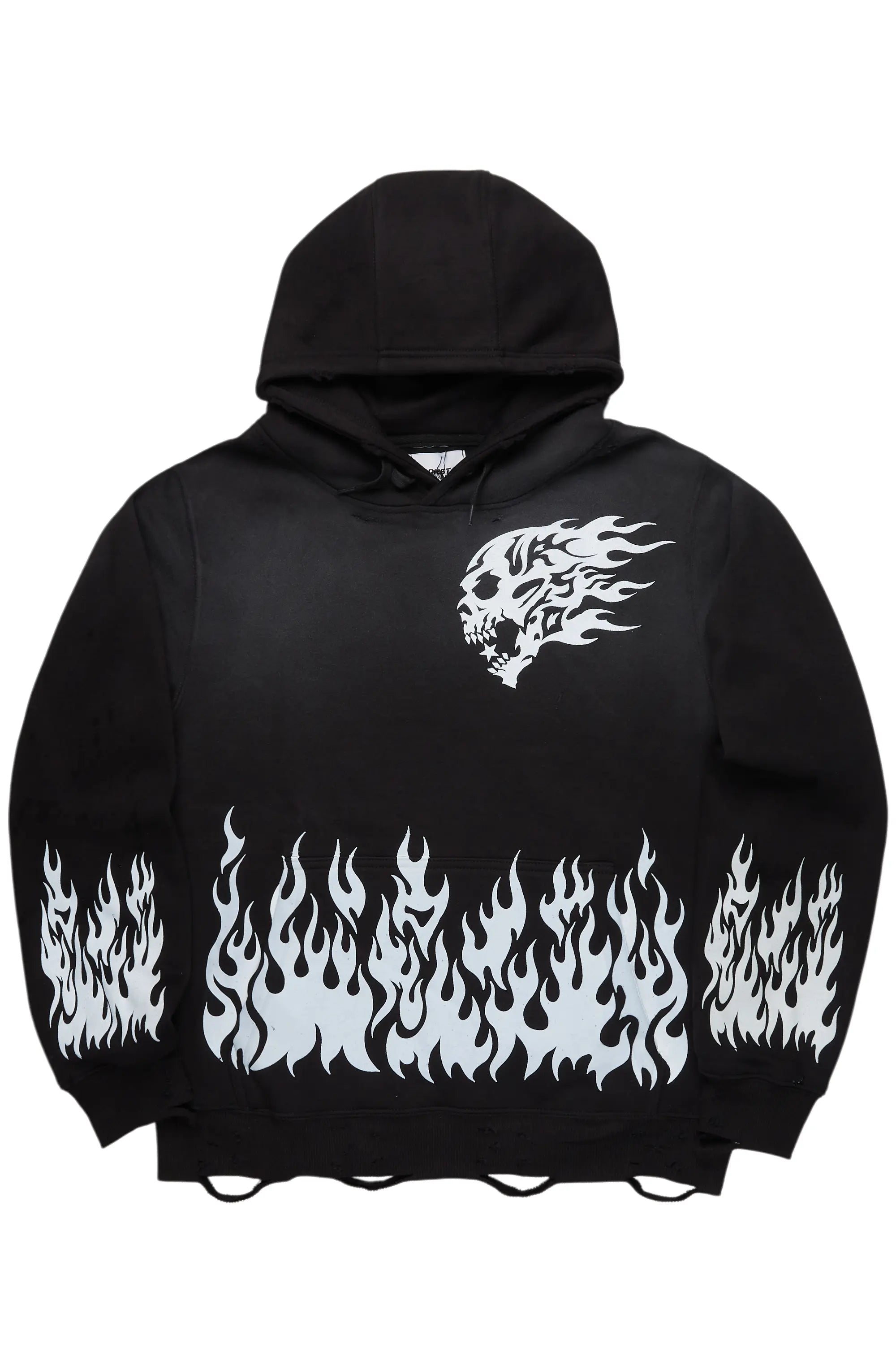 ROCKSTAR ORIGINAL Pull en capuche oversize noir Arais