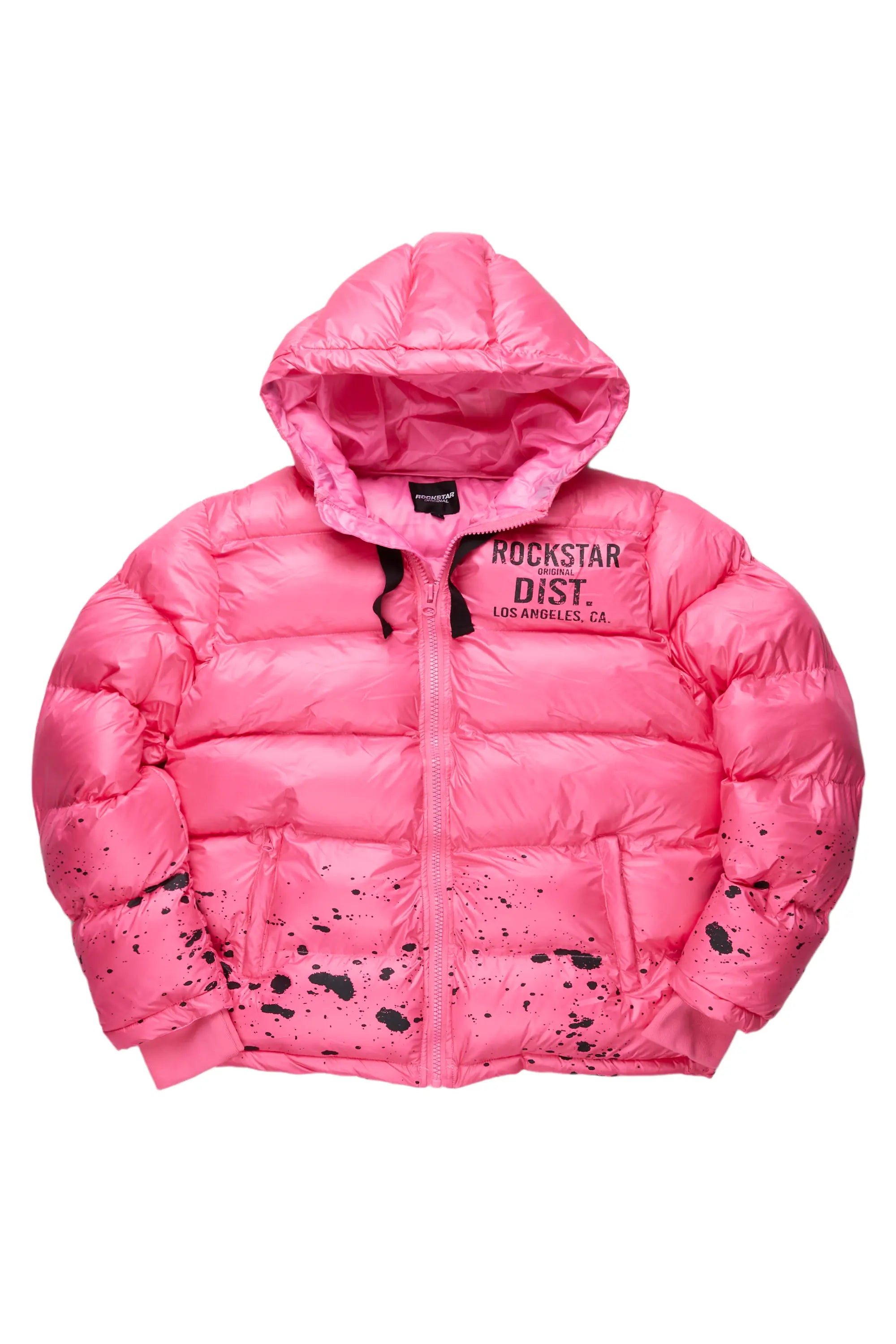 ROCKSTAR ORIGINAL Doudoune rose tendance Art Dist. – Confort urbain