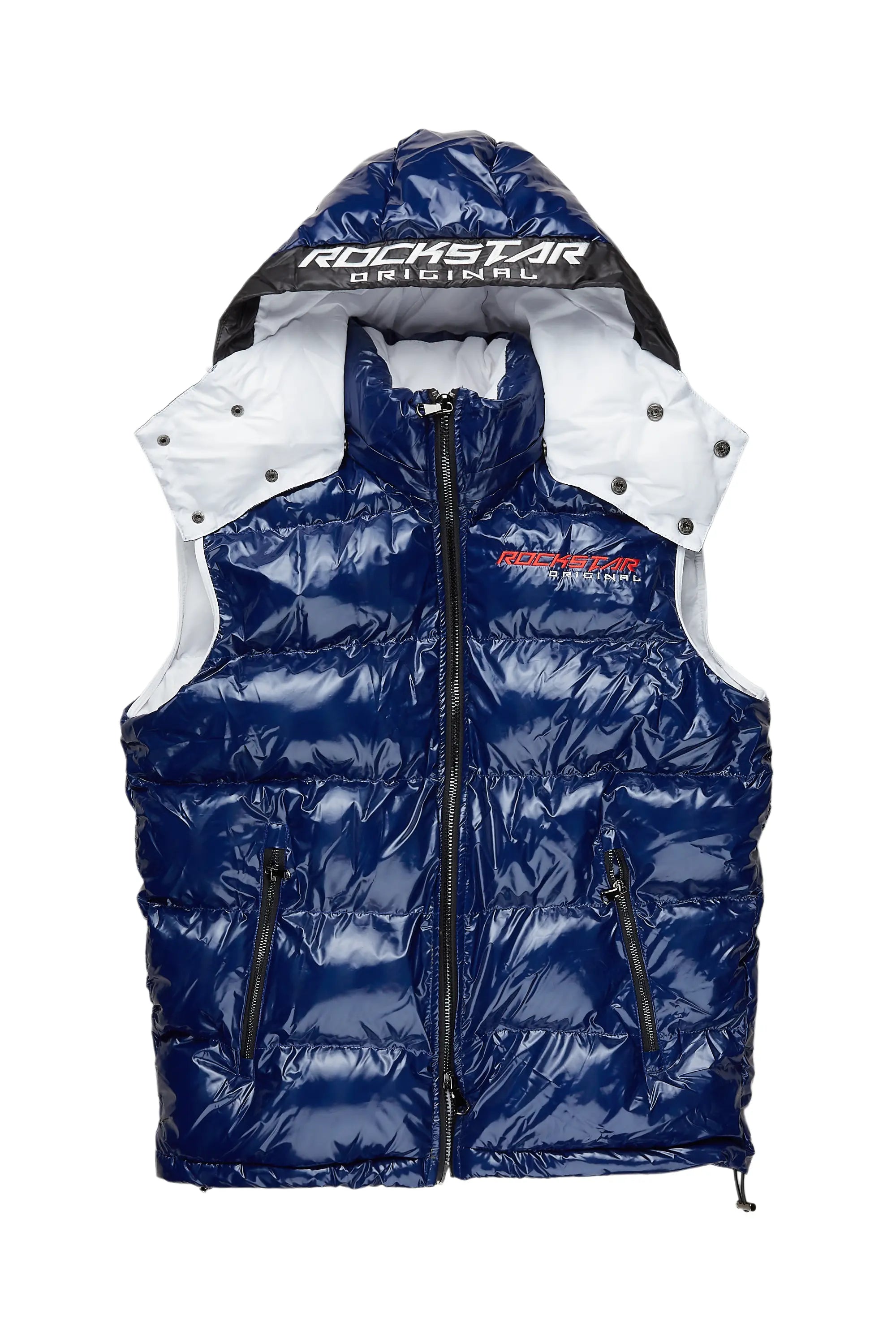 ROCKSTAR ORIGINAL Doudoune sans manches Alasia Bleu Royal Style urbain décontracté