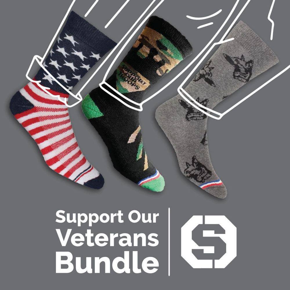 GRUNT STYLE LLC Pack de chaussettes solidaire pour soutenir nos héros militaires