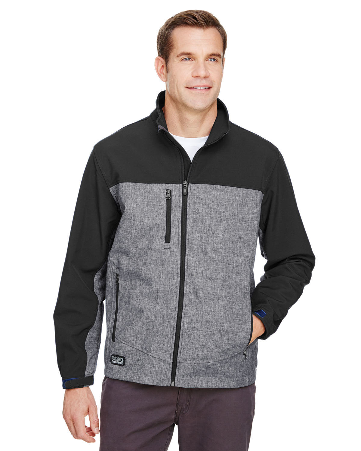 NINJA TRANSFERS Veste softshell technique Dri Duck 5350 en polyester-élasthanne pour mouvements amples Modèle homme