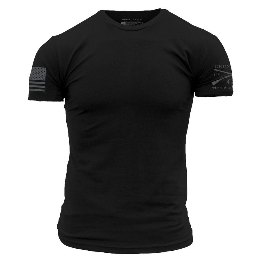 GRUNT STYLE LLC T-Shirt Classique Élégant Noir Profond