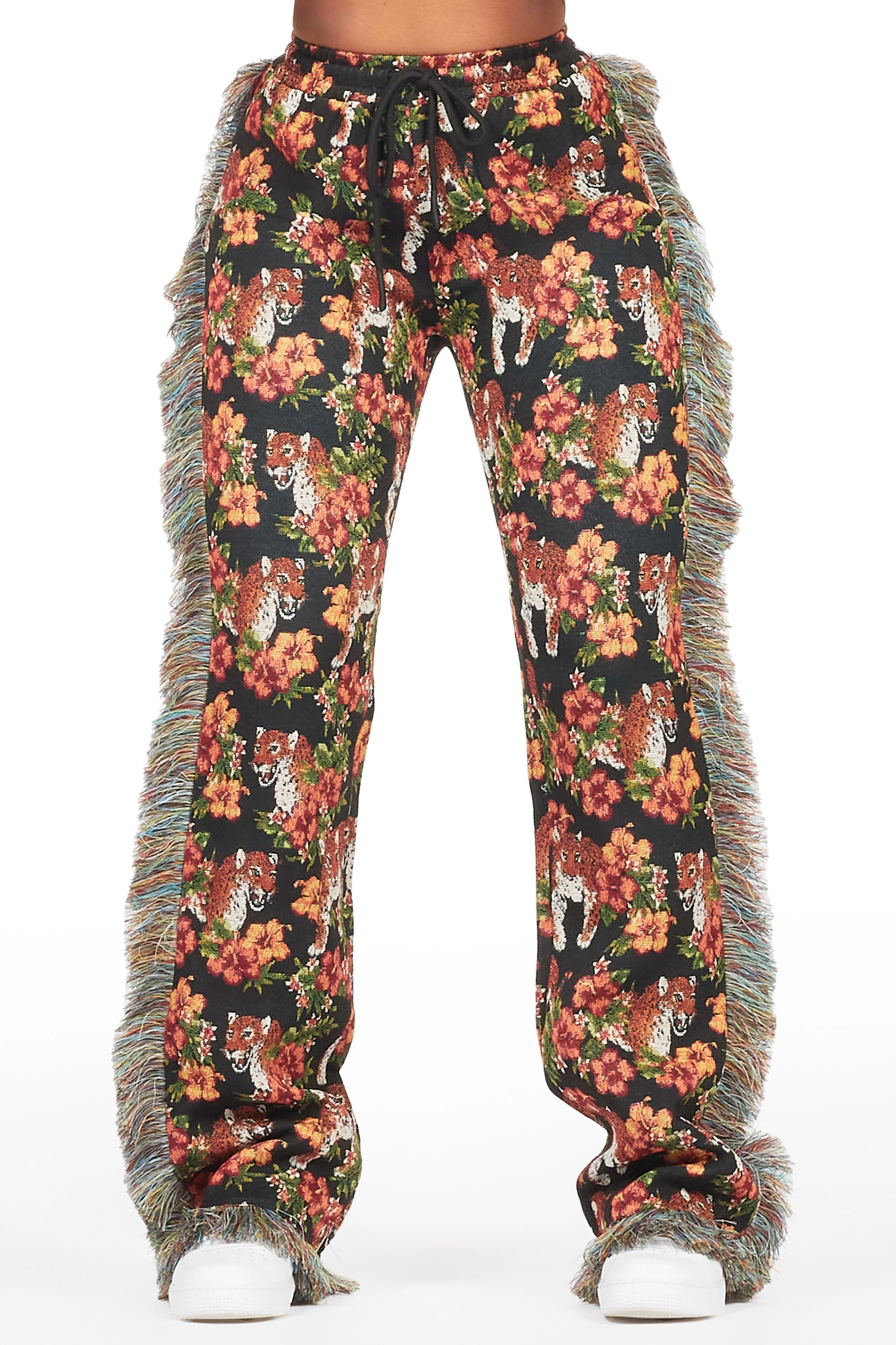 Pantalon large Alexsia à motifs tissés ROCKSTAR ORIGINAL