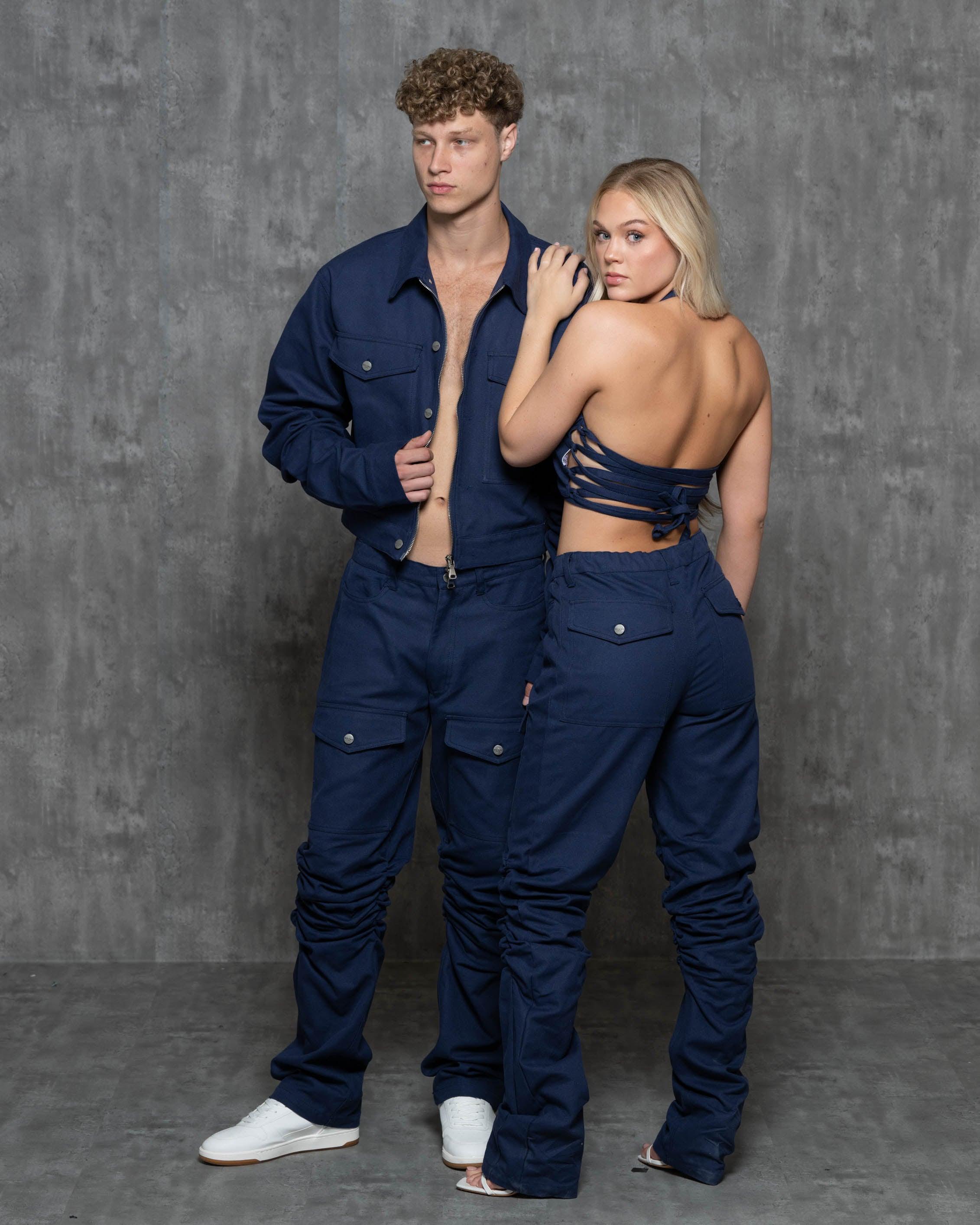 MILANO DI ROUGE Pantalon Alexander à détails ruchés