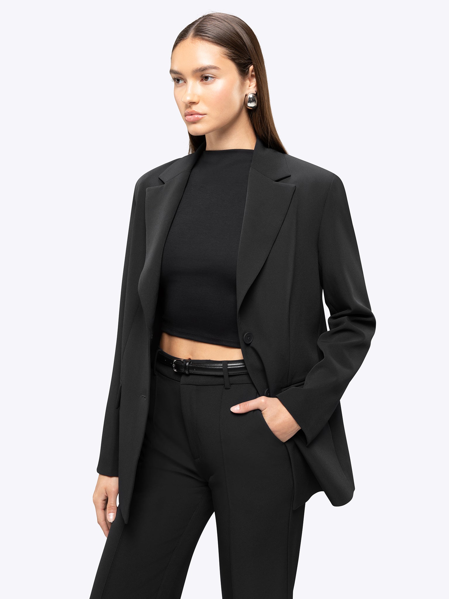 CUTS Veste Muse Élégante | Coupe Classique Noir