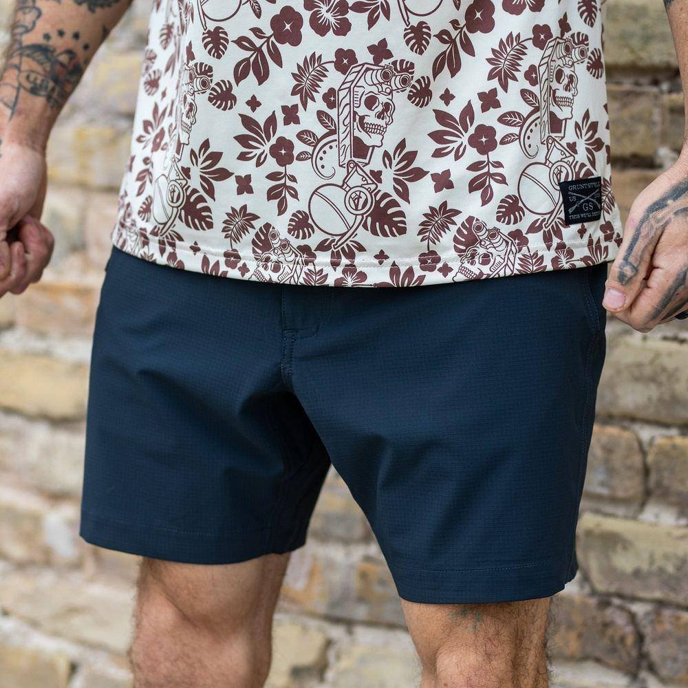 GRUNT STYLE LLC Short Résistant Lookout pour Homme Bleu Marine