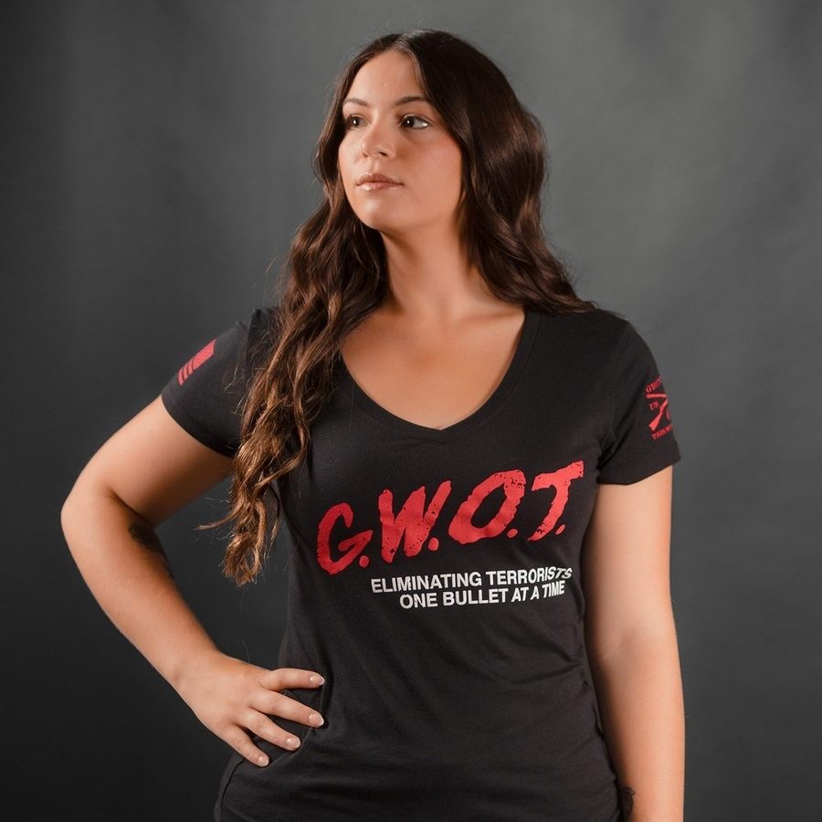 GRUNT STYLE LLC Débardement G.W.O.T. Col en V pour Femme Noir