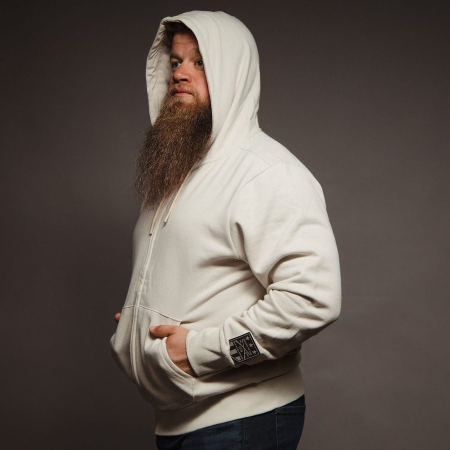 GRUNT STYLE LLC Sweat-shirt premium à fermeture éclair intégrale Sable