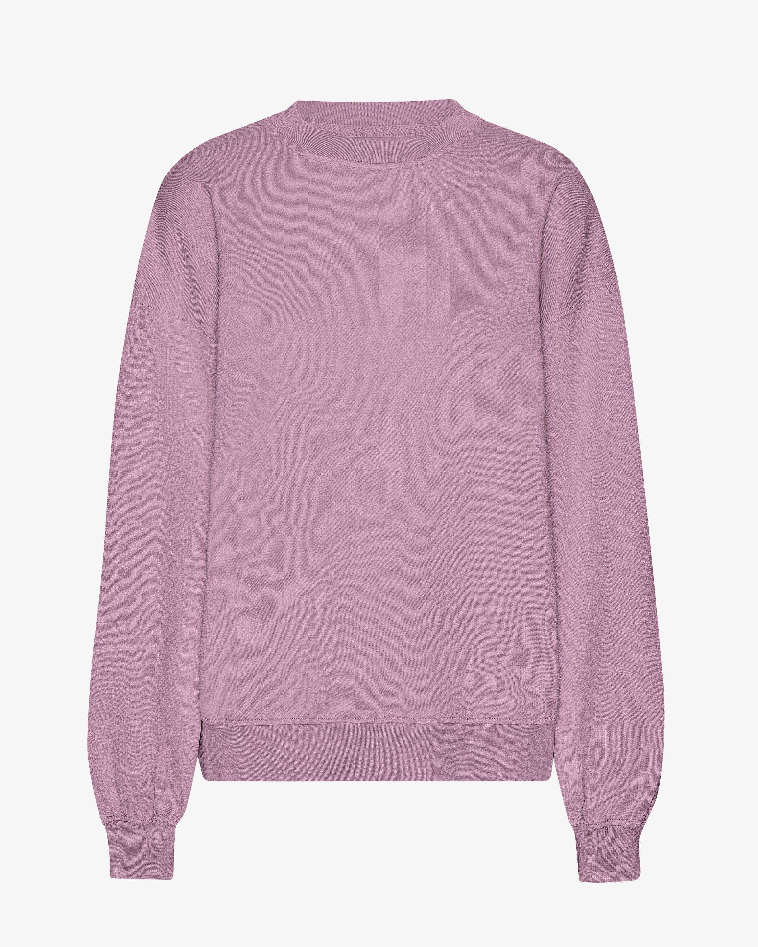 COLORFUL STANDARD Sweat ample en coton bio Violet nacéré