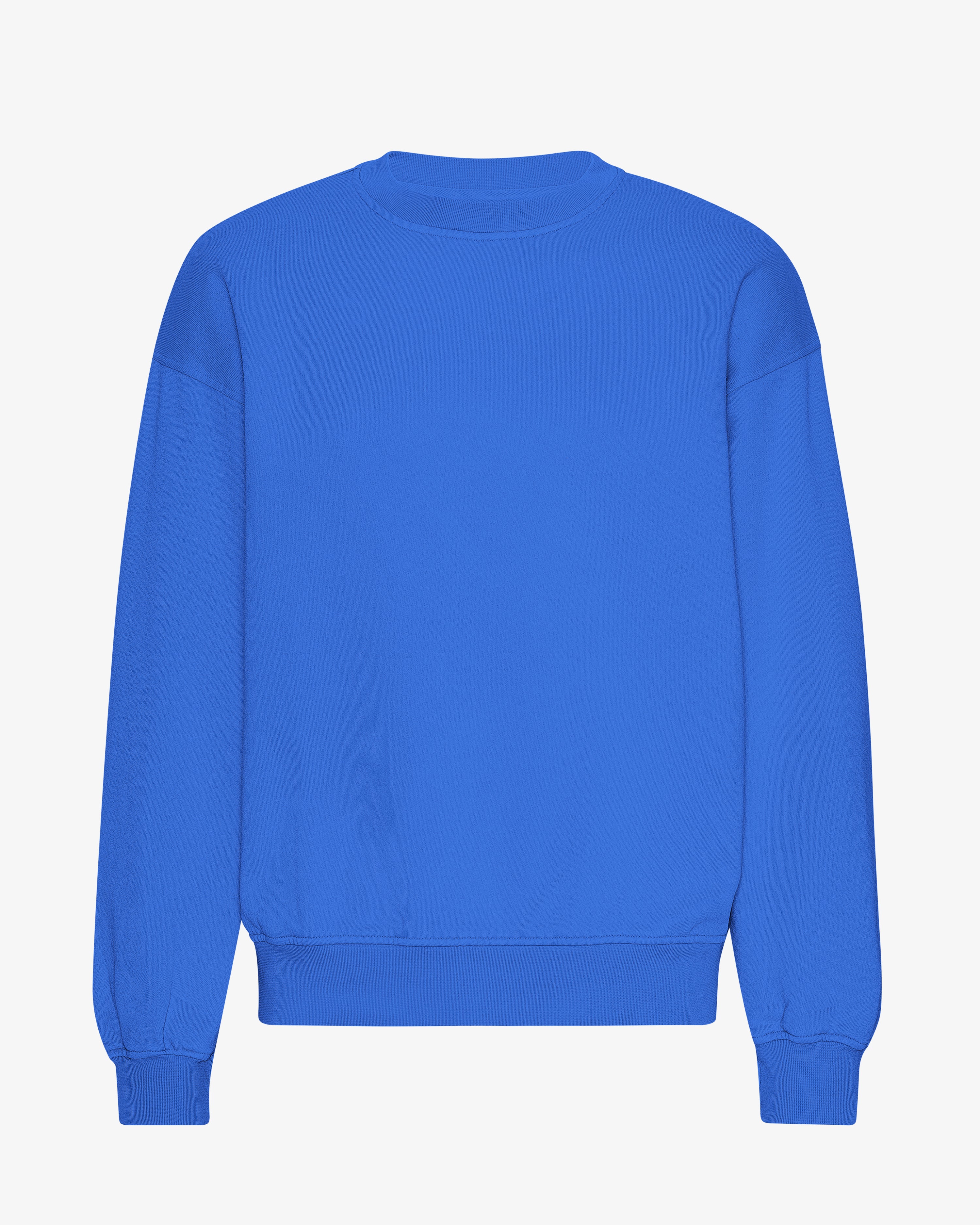 COLORFUL STANDARD Sweat-shirt ample en coton bio Bleu saphir éclatant
