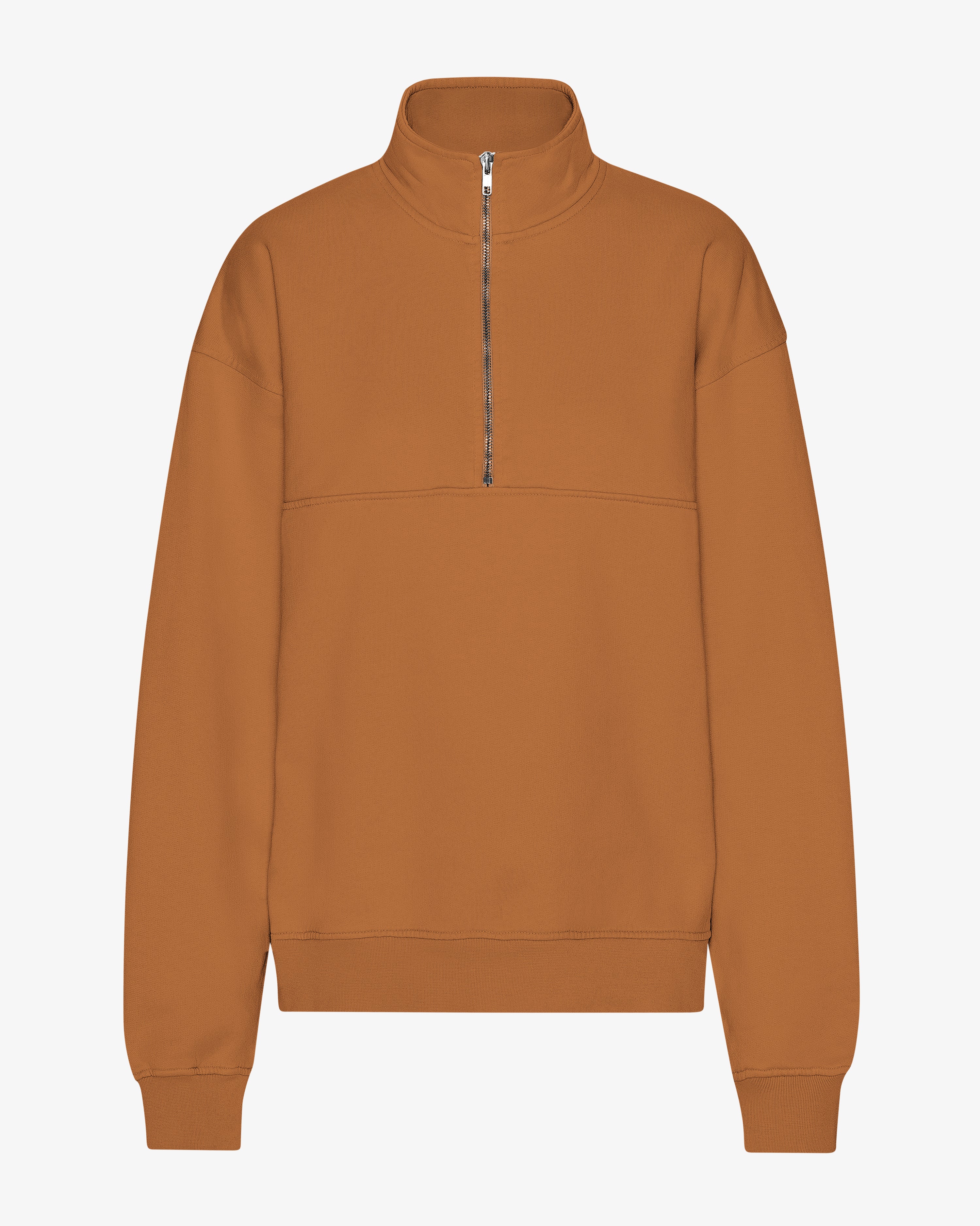 COLORFUL STANDARD Pull à col rond bio Brun Gingembre