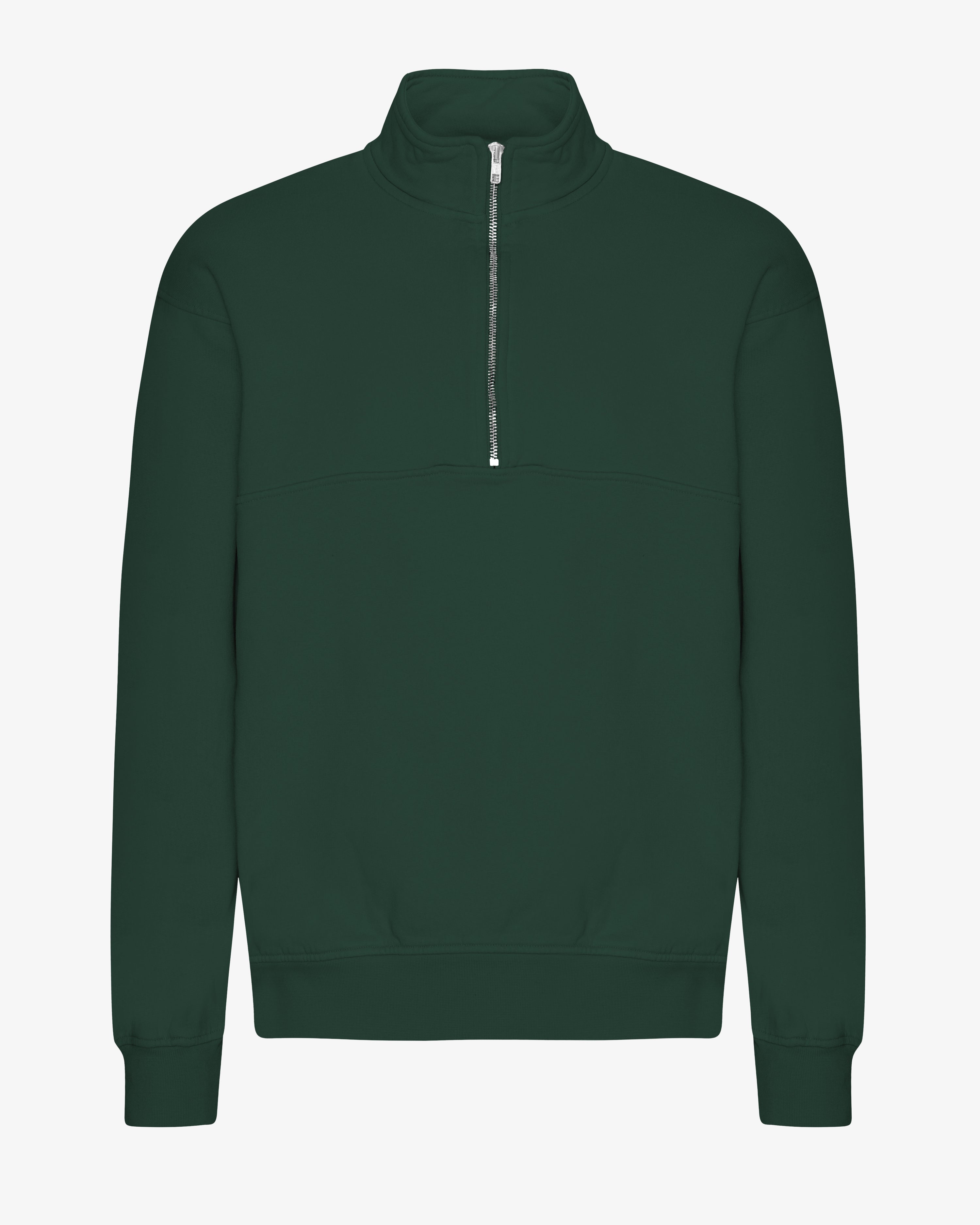 COLORFUL STANDARD Zip Quartier Biologique Vert Émeraude Éclatant