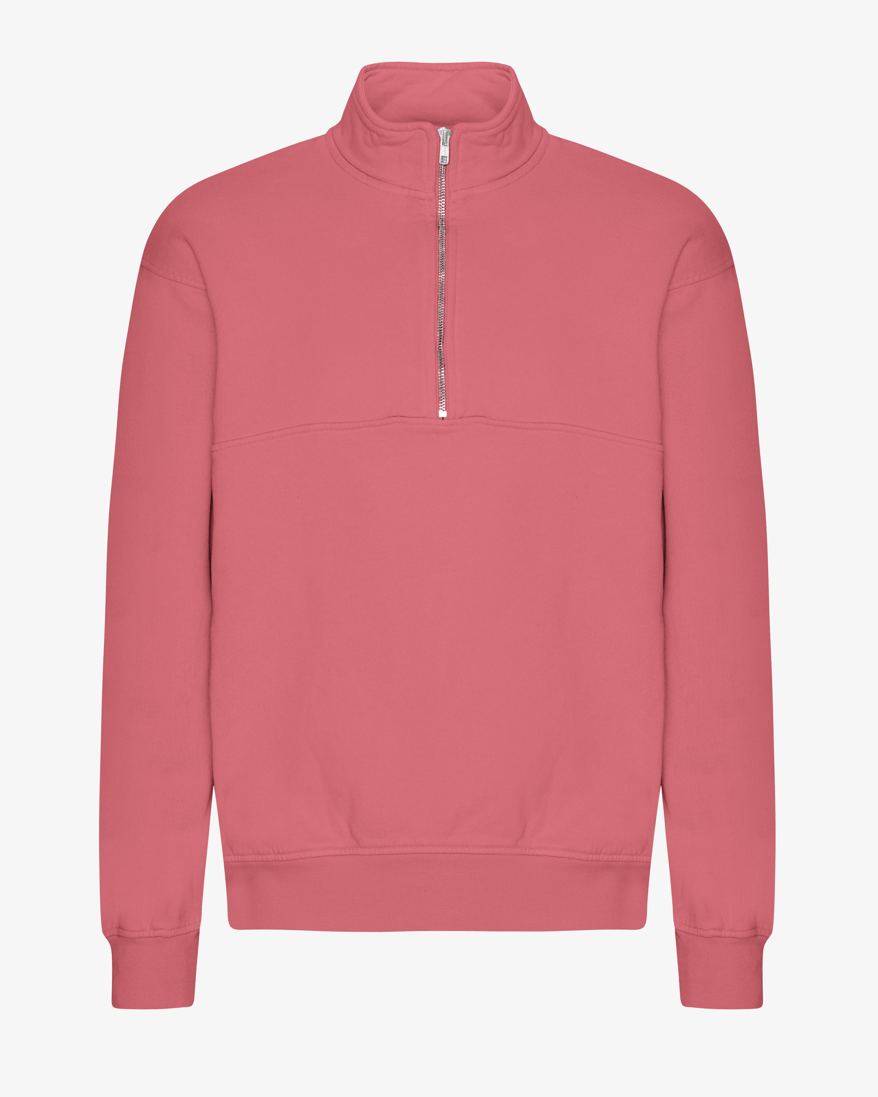 COLORFUL STANDARD Pull à col ras du cou bio Rose framboise vibrante
