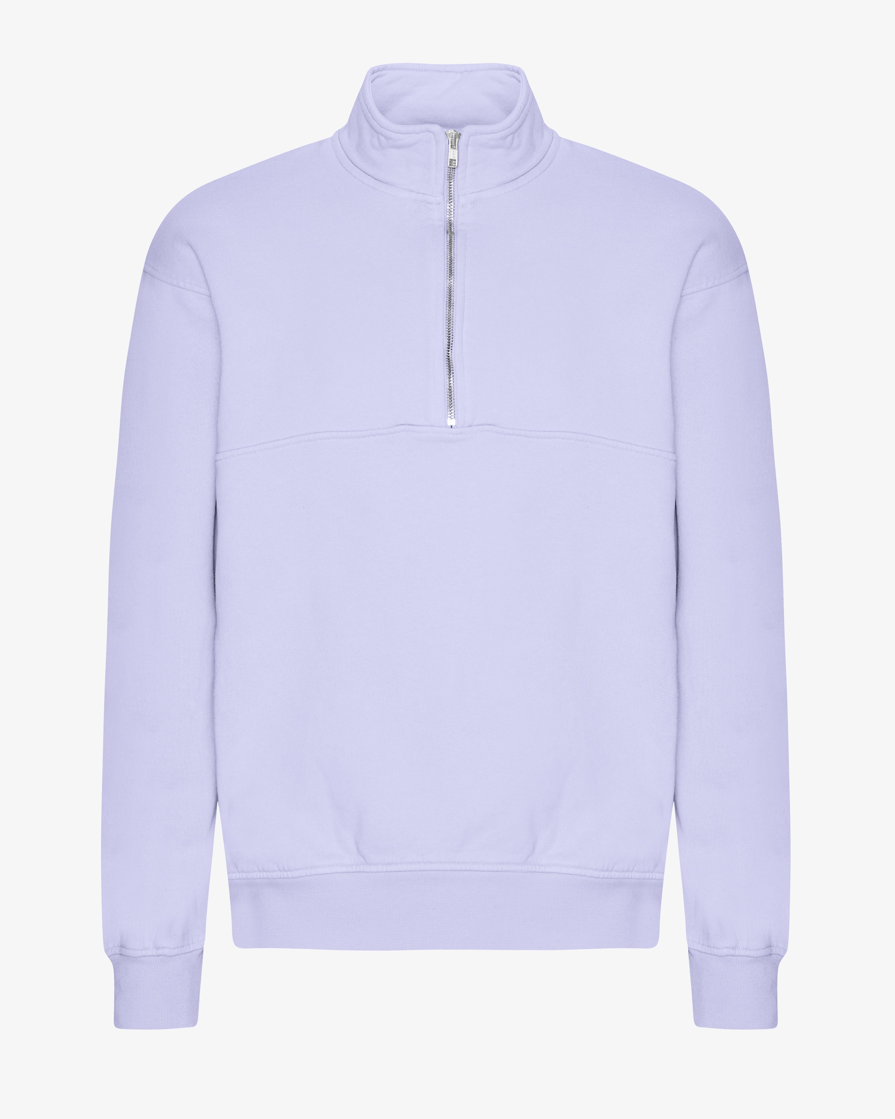 COLORFUL STANDARD Demi-zippé bio lavande douce