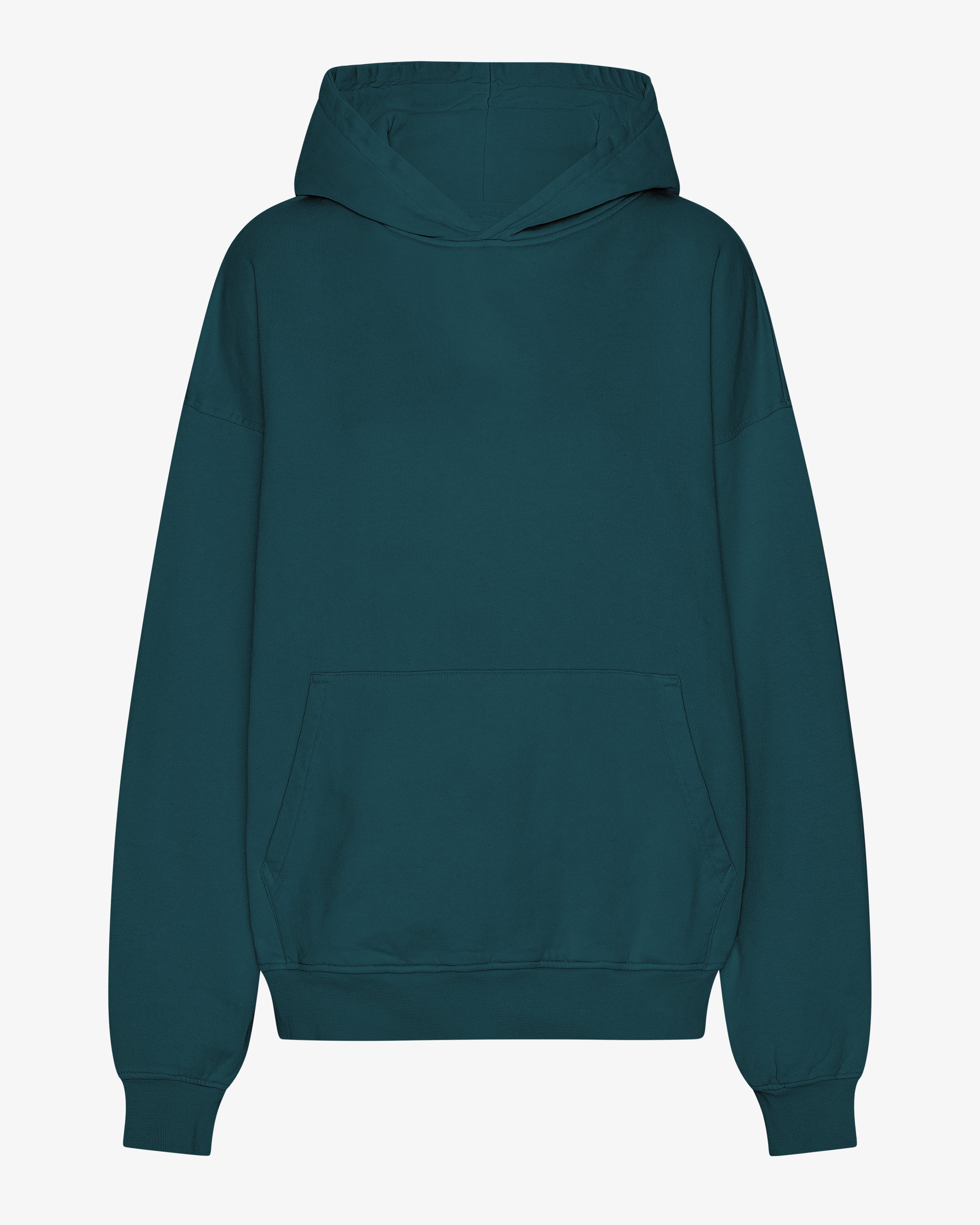 COLORFUL STANDARD Pull-over bio oversize doux Vert Océan