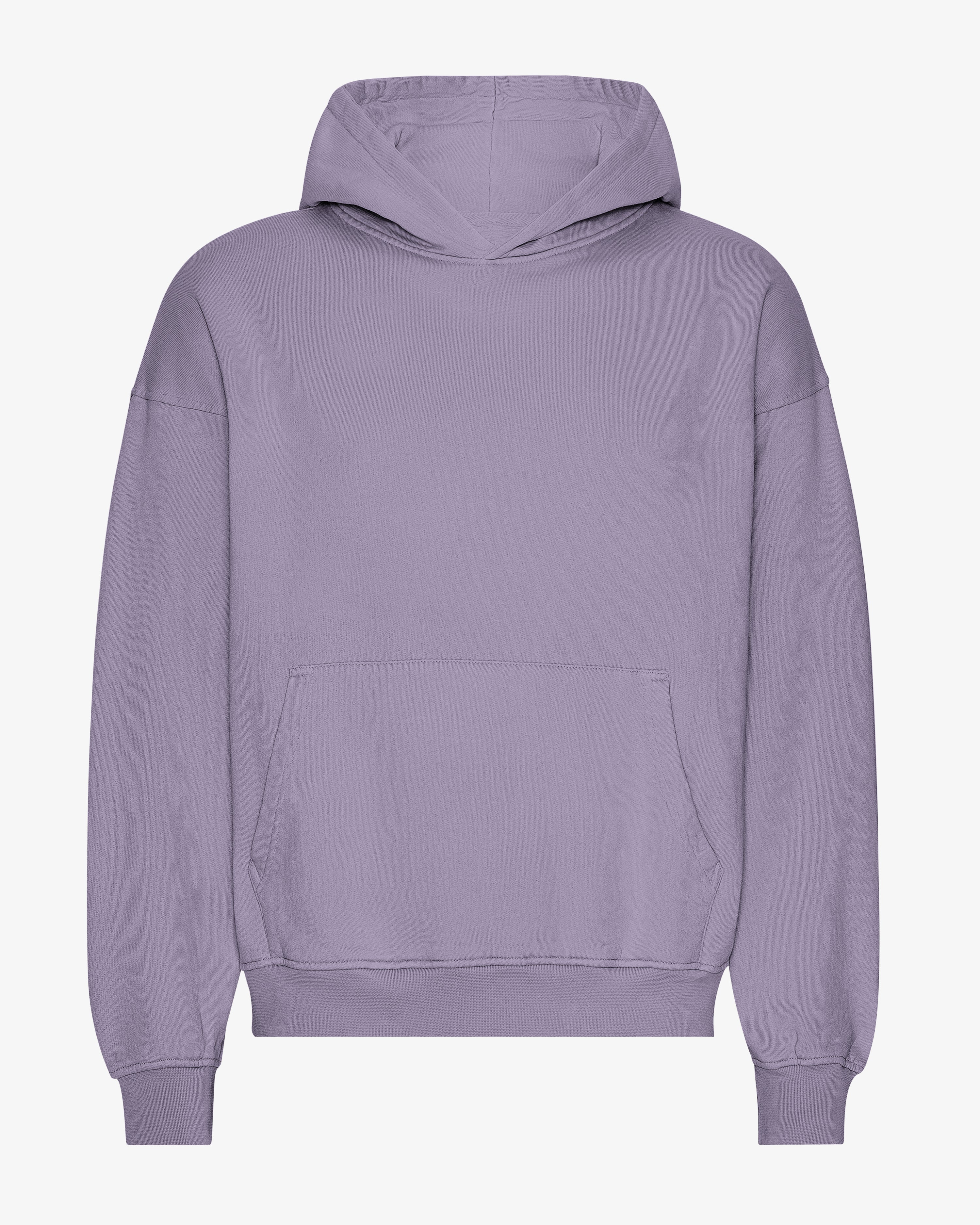 COLORFUL STANDARD Pull-over Bio Large Taille avec Capuche Jade Violet