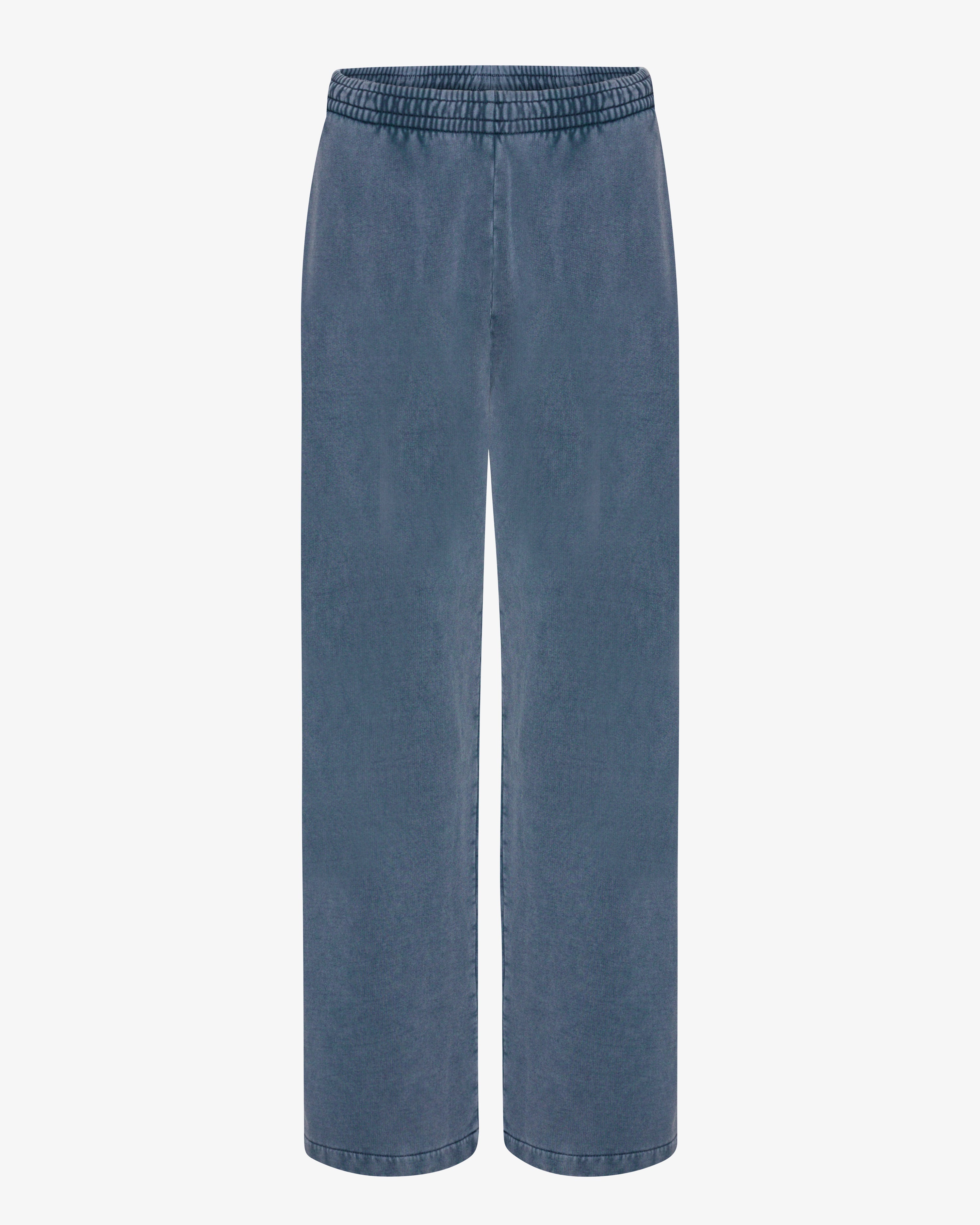 COLORFUL STANDARD Pantalon de jogging droit bio Bleu Neptune