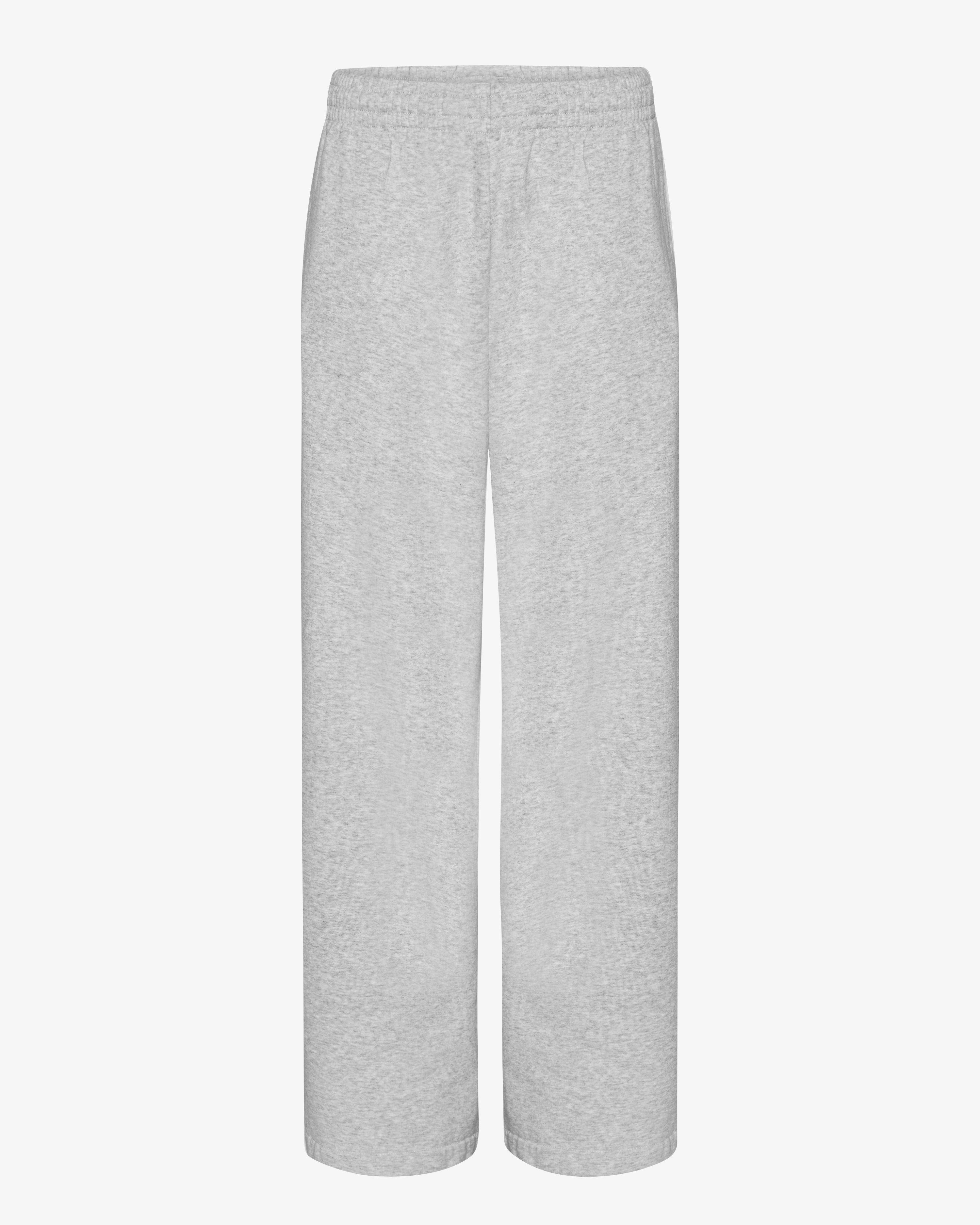 Pantalon Jogging Droit Bio Couleur Mélange Neige Confortable