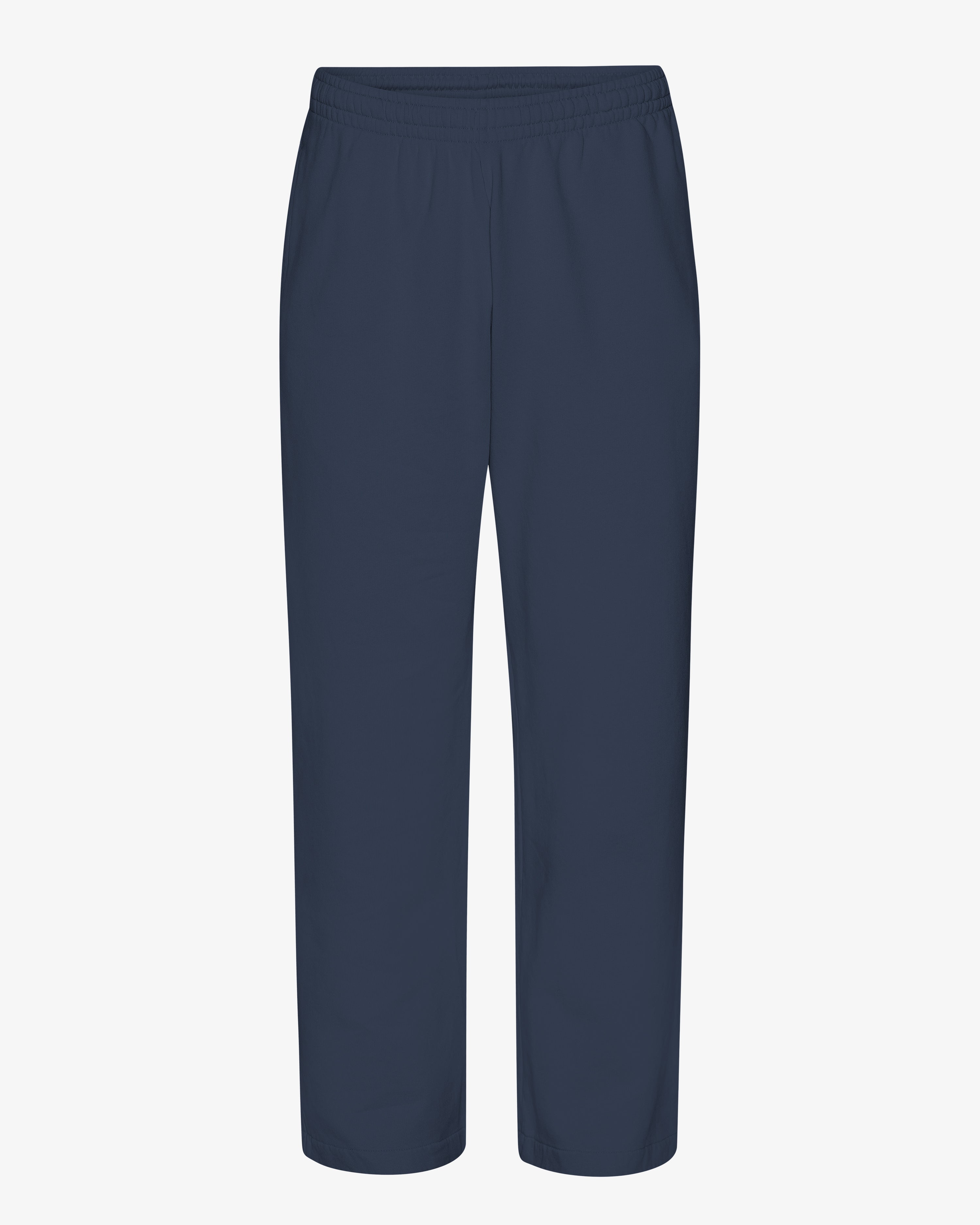 COLORFUL STANDARD Pantalon jogging bio coupe droite Bleu pétrole intense