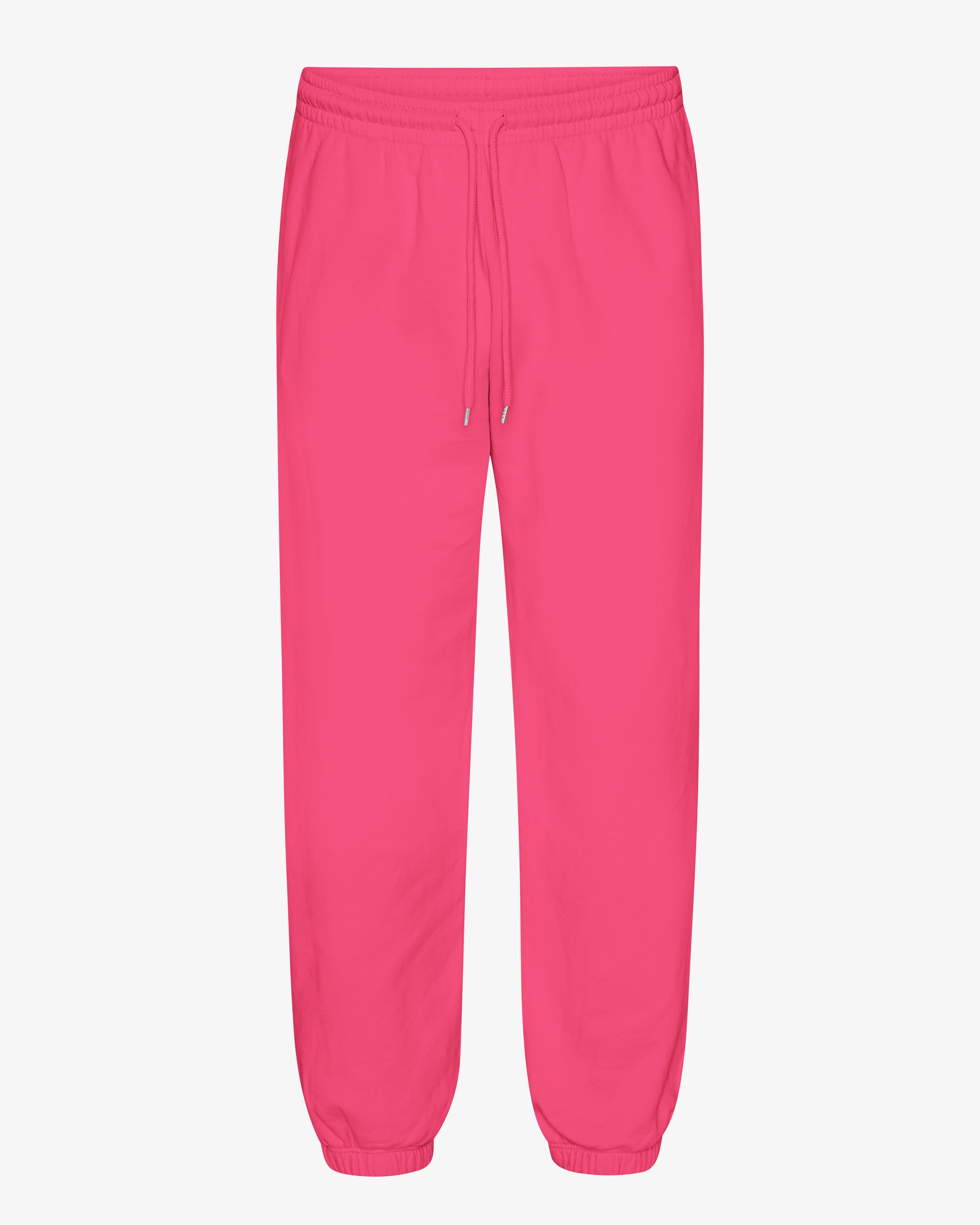 COLORFUL STANDARD Pantalon jogging décontracté en coton bio Rose bonbon pétillant