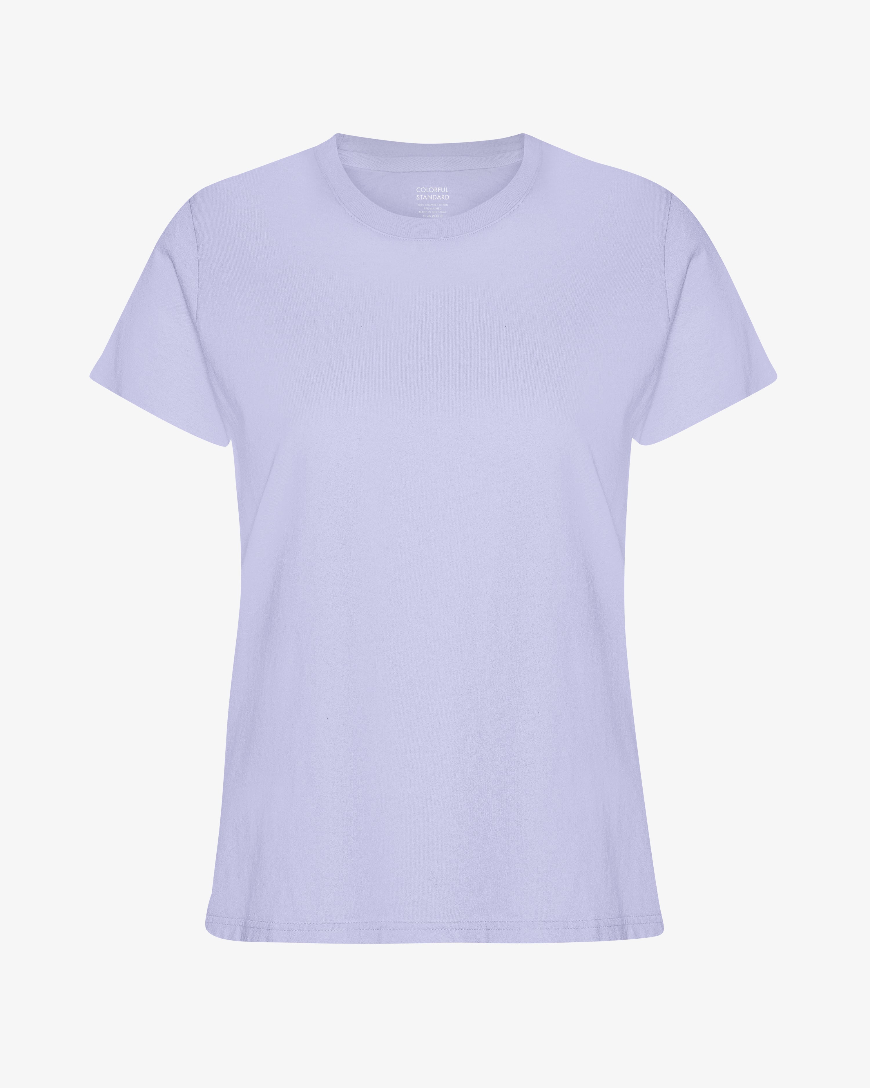 COLORFUL STANDARD T-Shirt Femme Léger en Coton Bio Lavande Douce