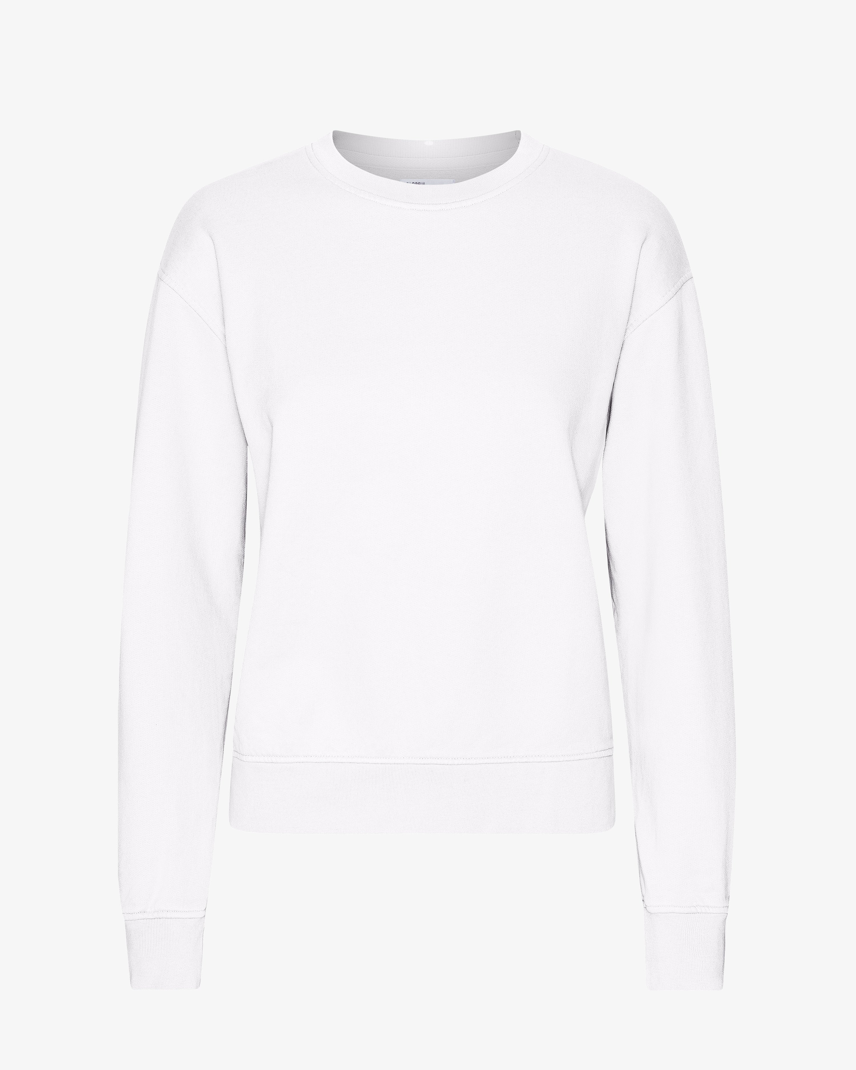 COLORFUL STANDARD T-shirt col rond classique en coton bio femme Blanc optique