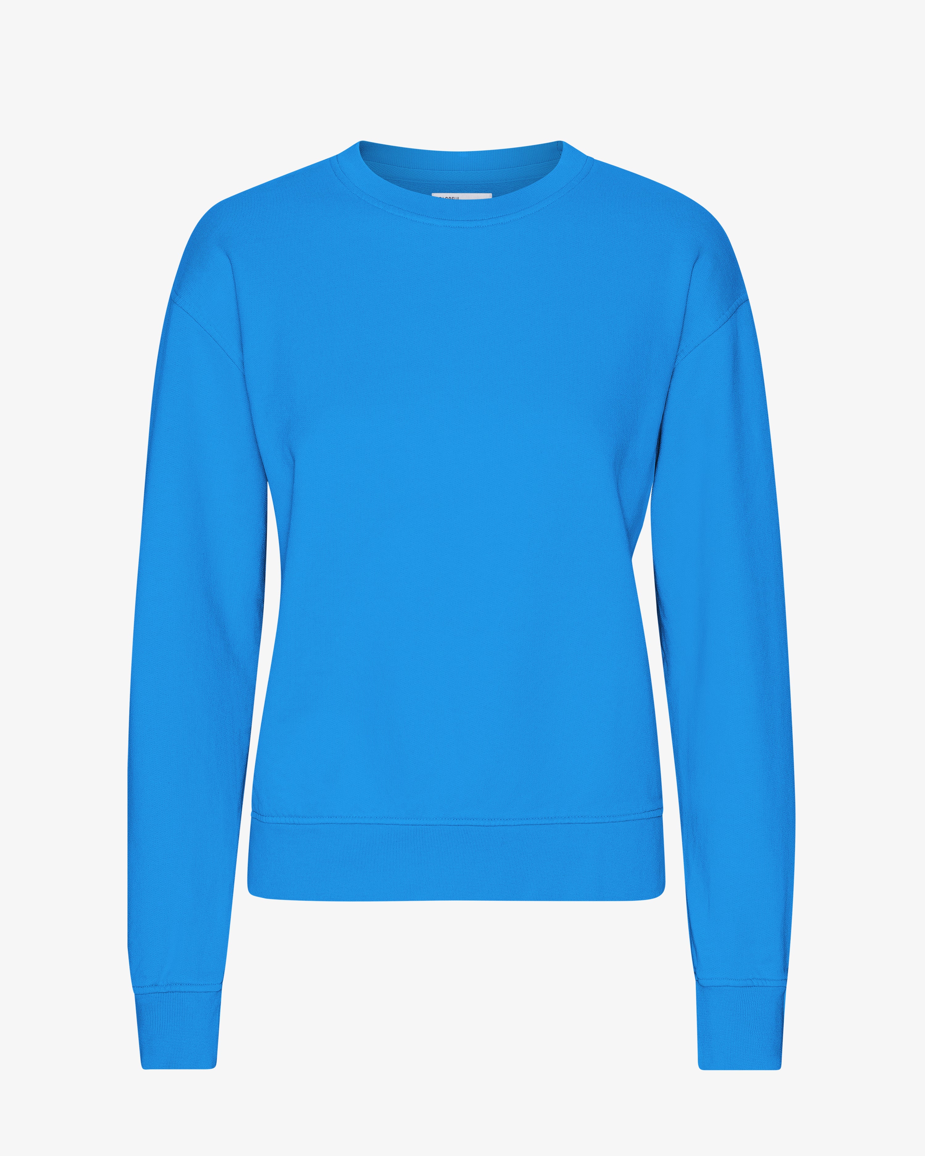 COLORFUL STANDARD T-Shirt Femme Classique en Coton Bio Bleu Océan
