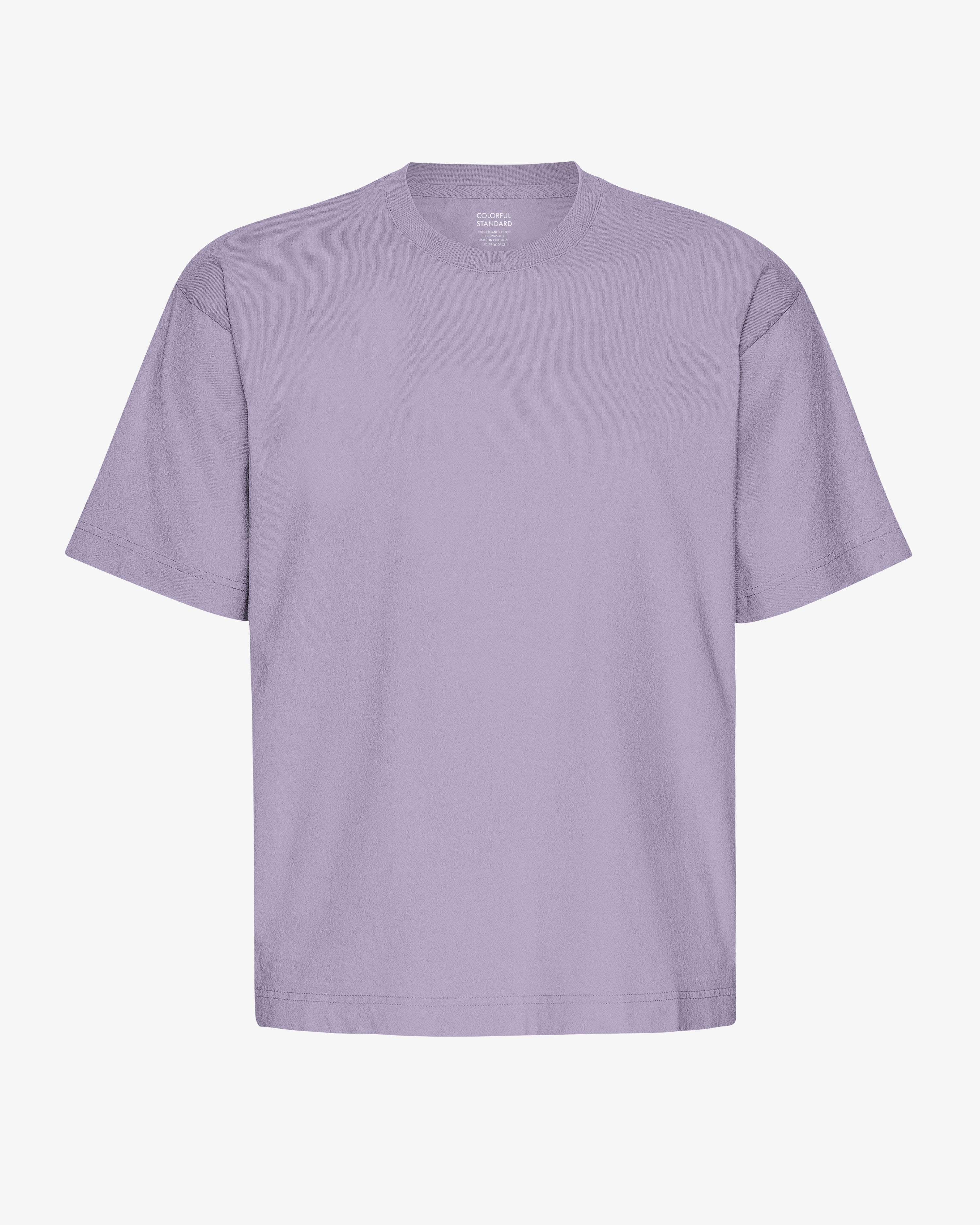 COLORFUL STANDARD T-Shirt Oversized en Coton Bio Nuance Jade Violette