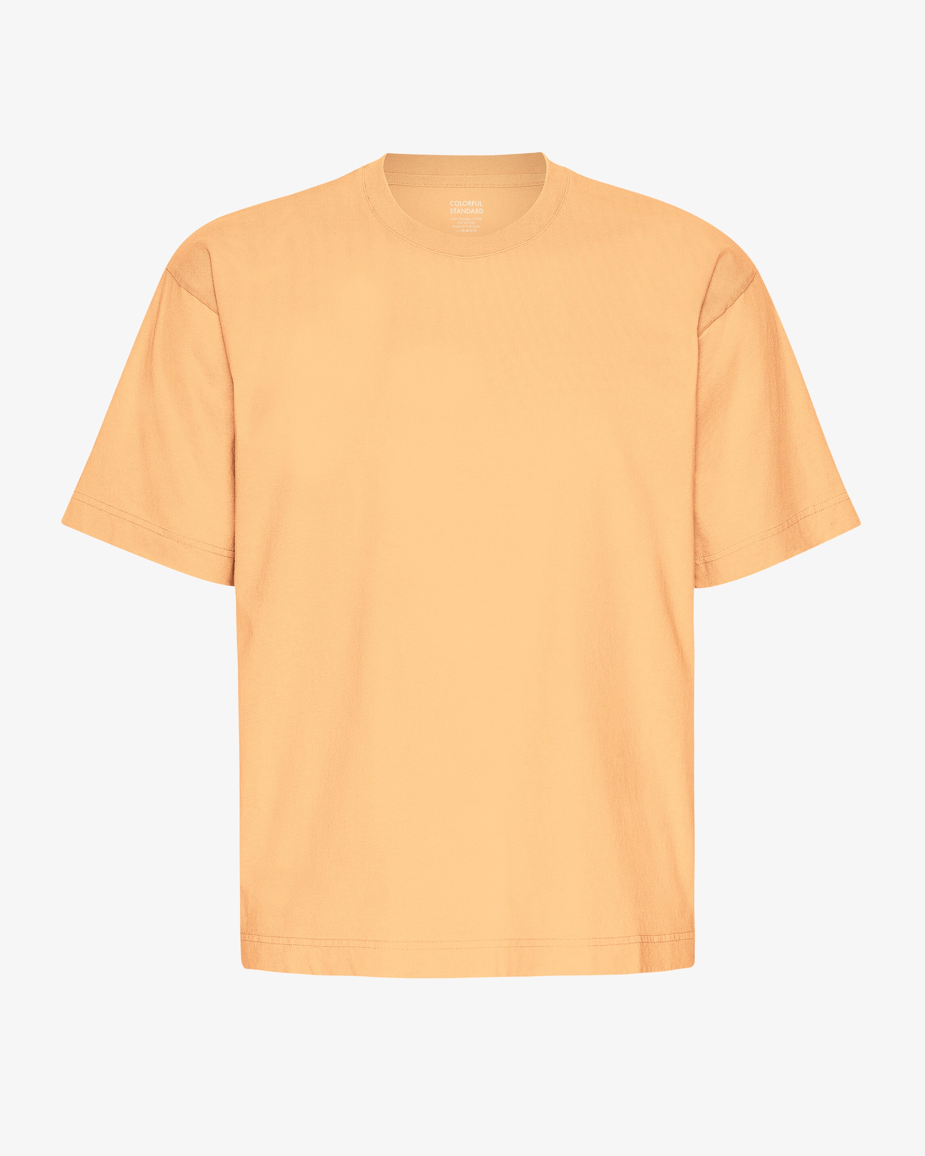 COLORFUL STANDARD T-Shirt Oversized Bio Confort ample Orange Sable teinté