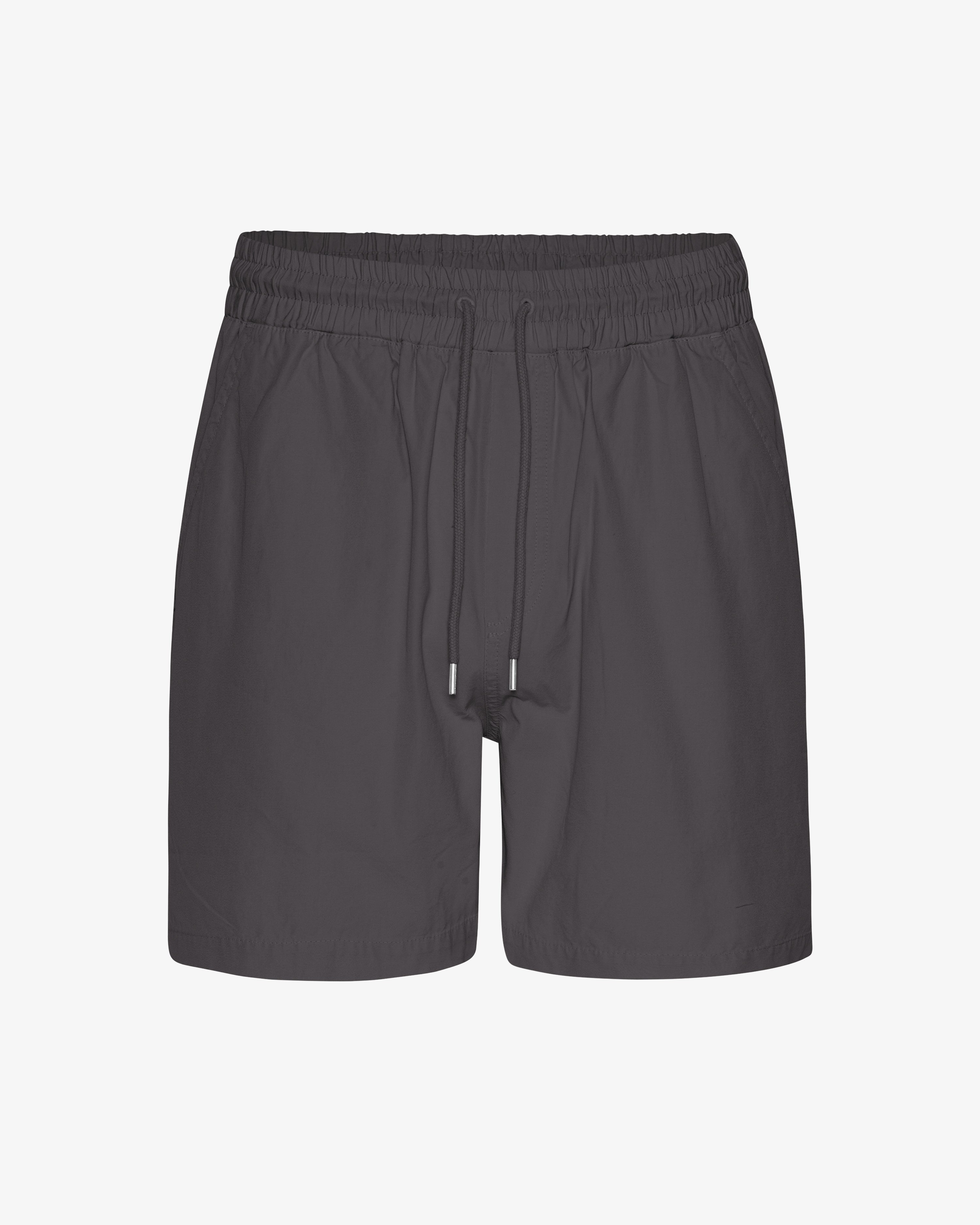 COLORFUL STANDARD Shorty en Twill Biologique Gris Volcanique Brûlant