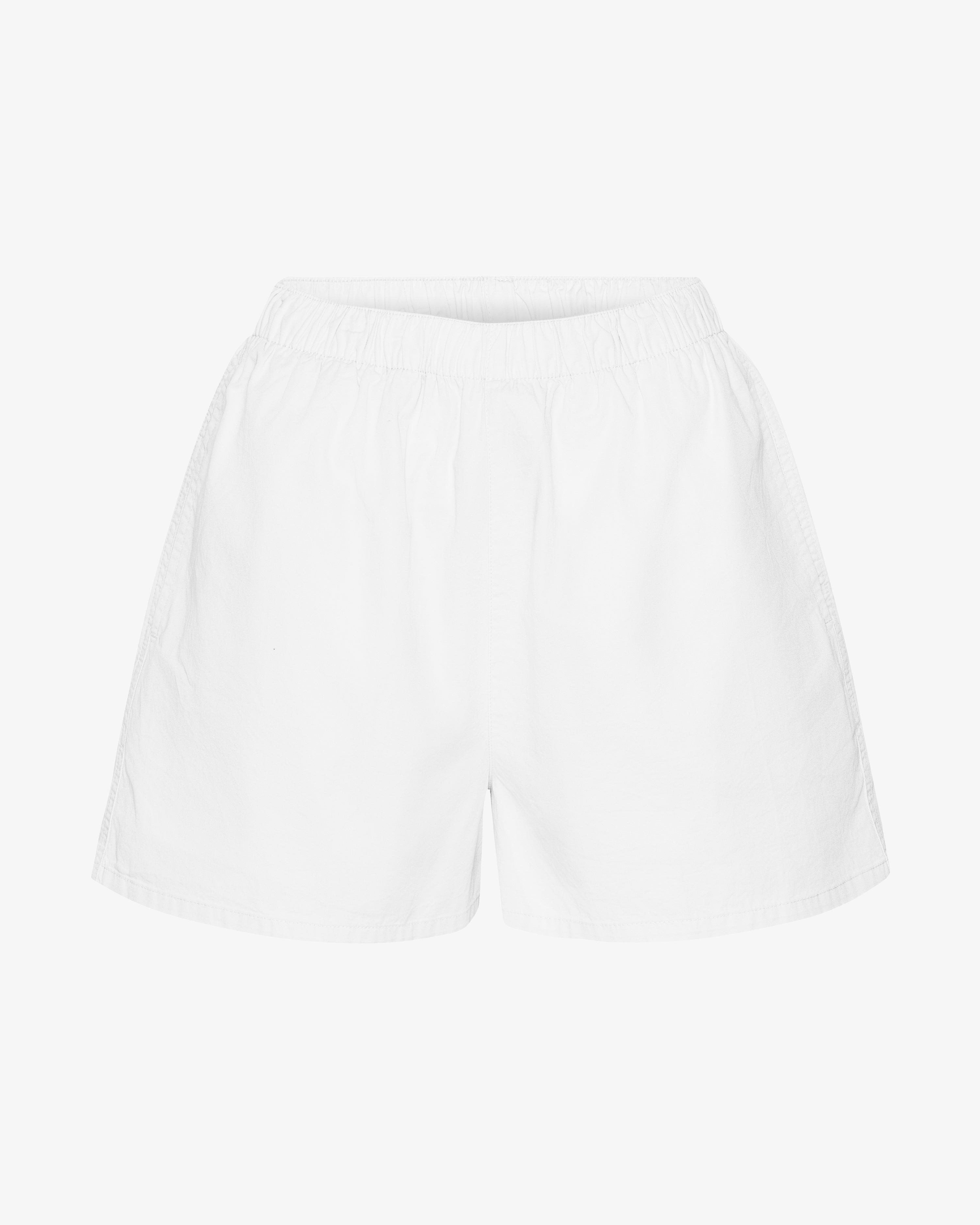 COLORFUL STANDARD Short en Twill Biologique pour Femme Blanc Optique