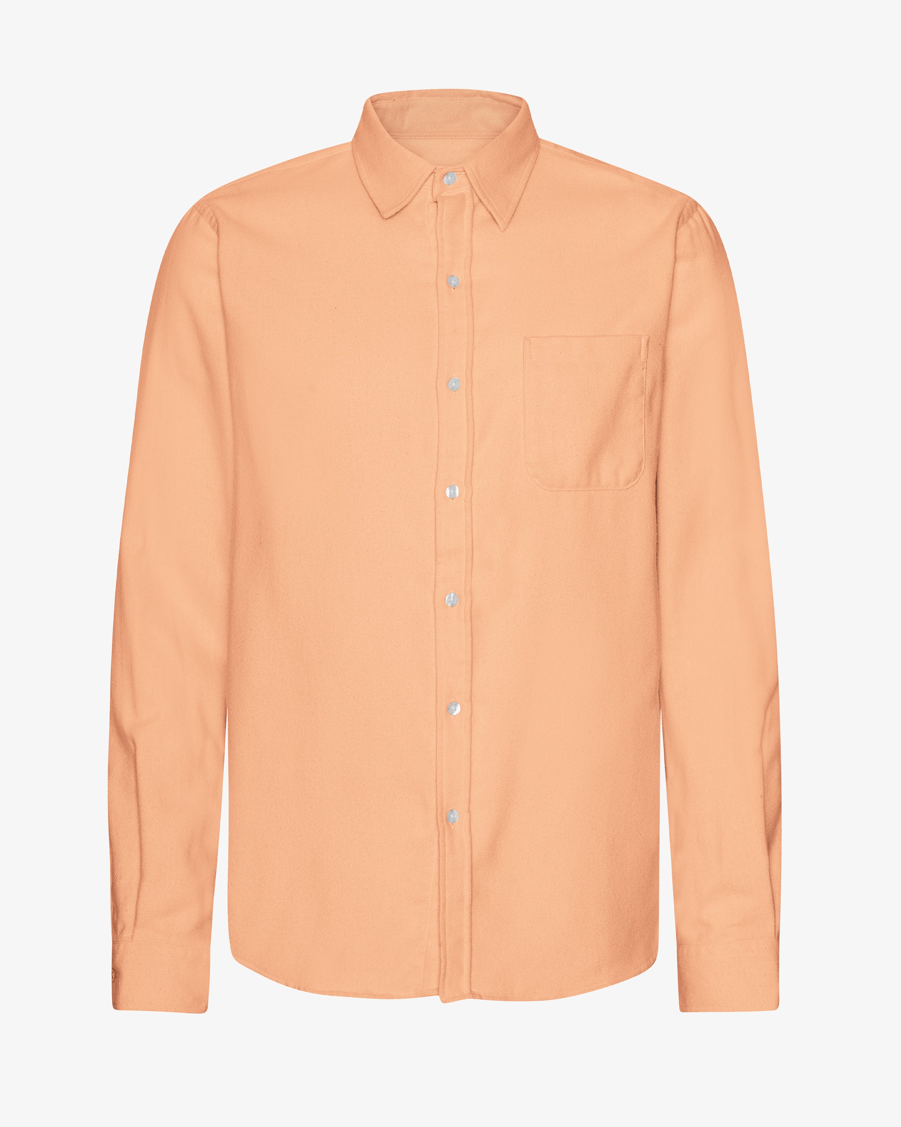 COLORFUL STANDARD Chemise en flanelle biologique Orange Sable