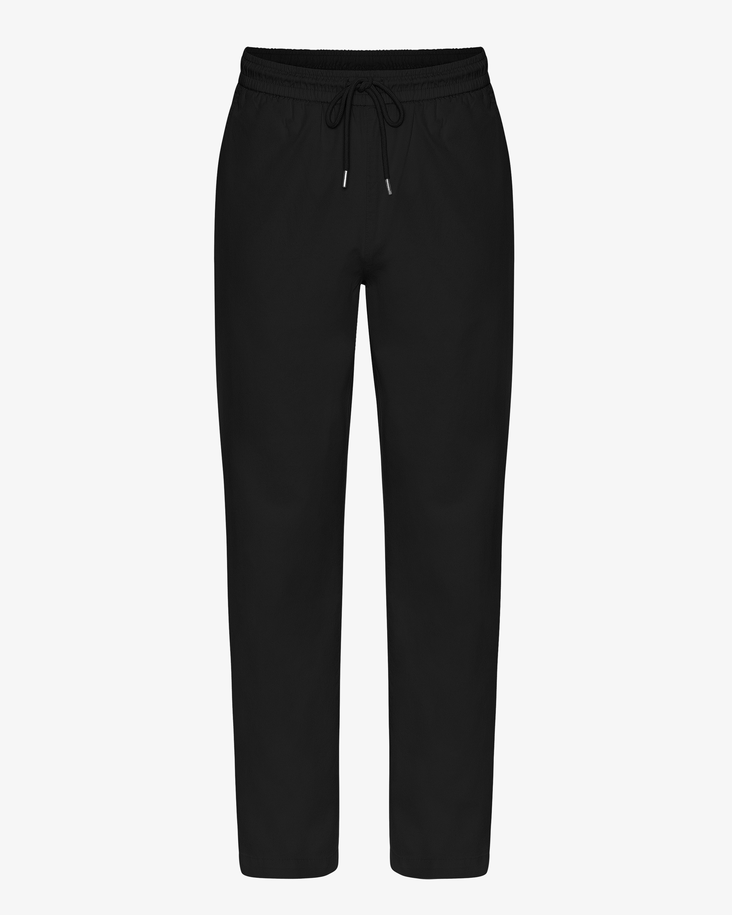 COLORFUL STANDARD Pantalon droit en twill biologique Noir intense