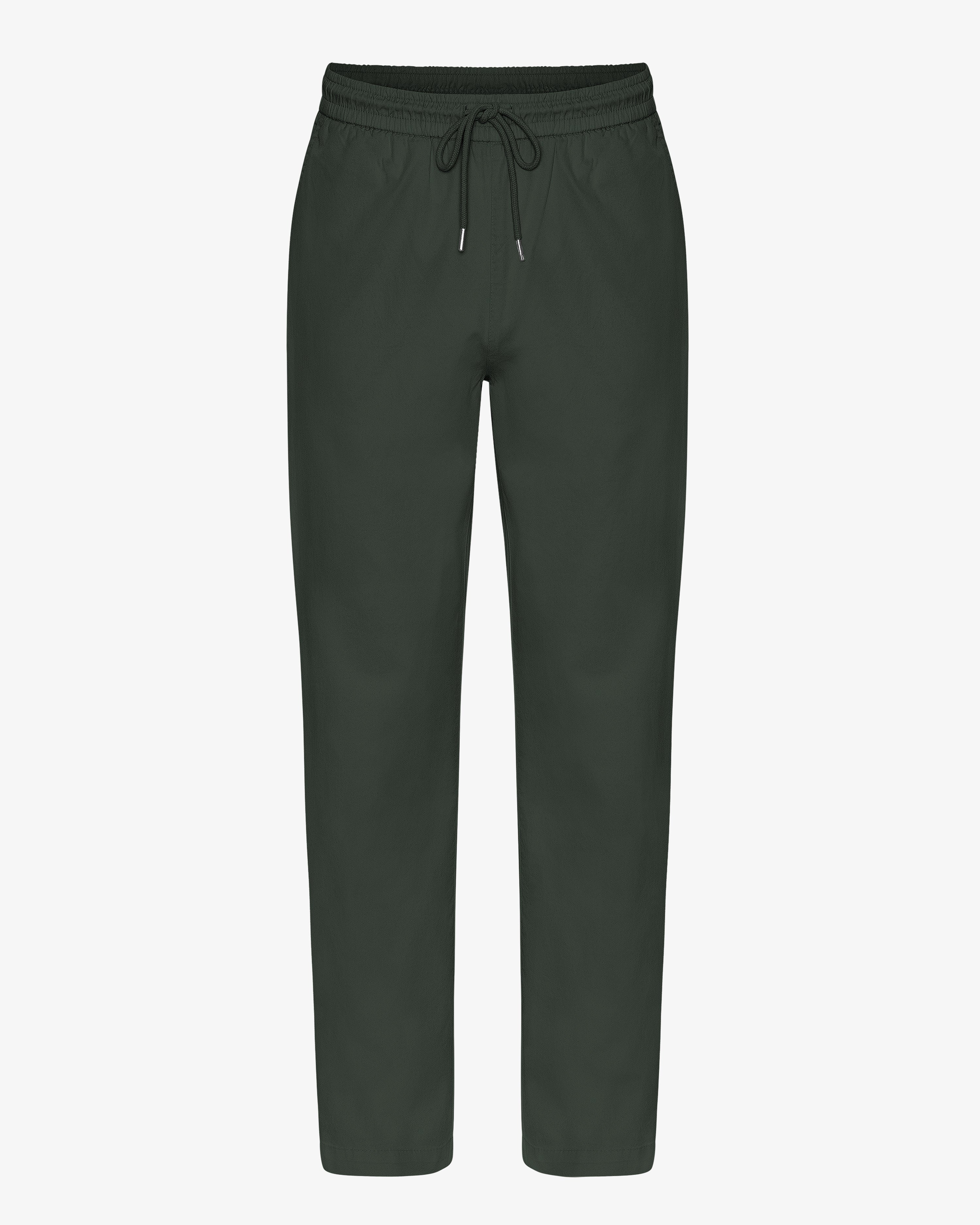 COLORFUL STANDARD Pantalon en Twill Biologique – Vert Forestier