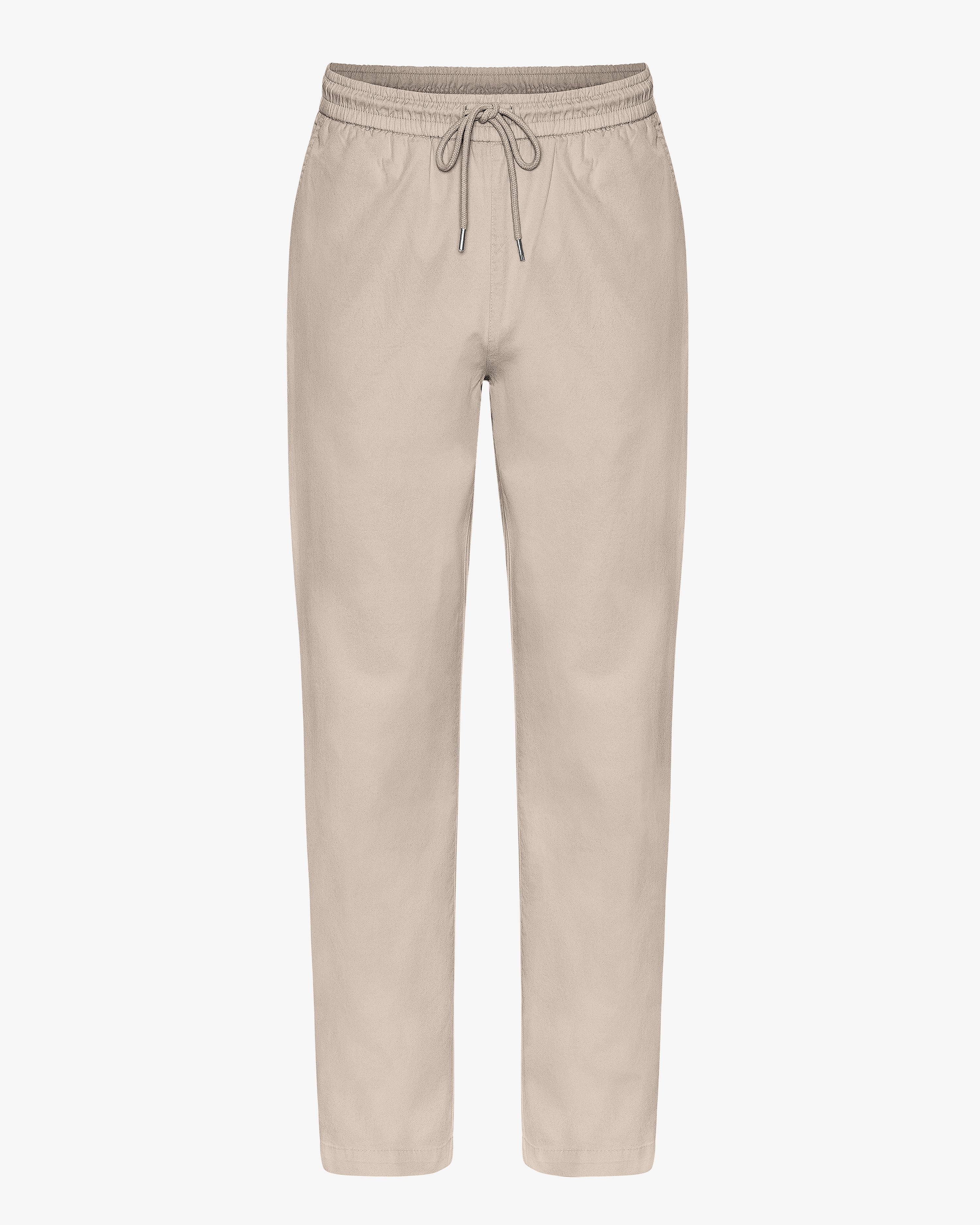 COLORFUL STANDARD Pantalon en Twill Biologique Gris Perle Conçu pour le Confort