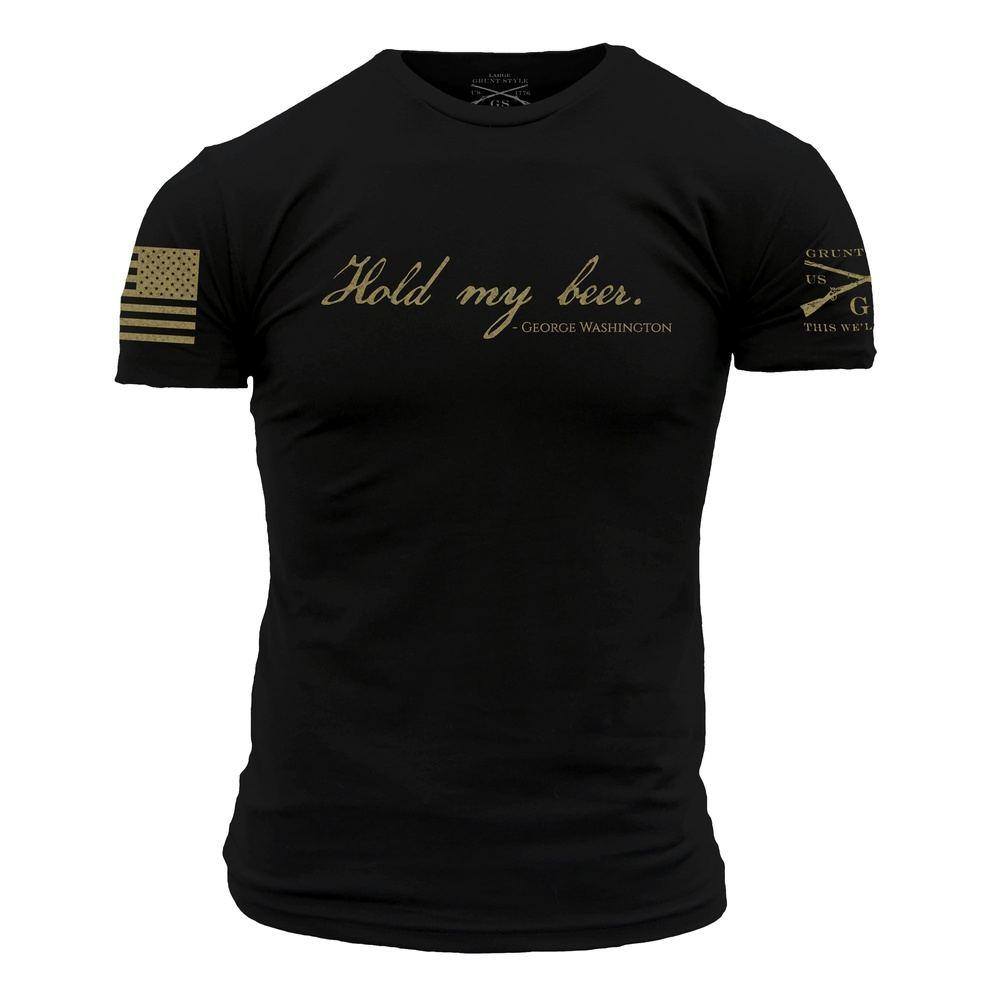 GRUNT STYLE LLC Tee-shirt "Garde Ma Bière" Noir