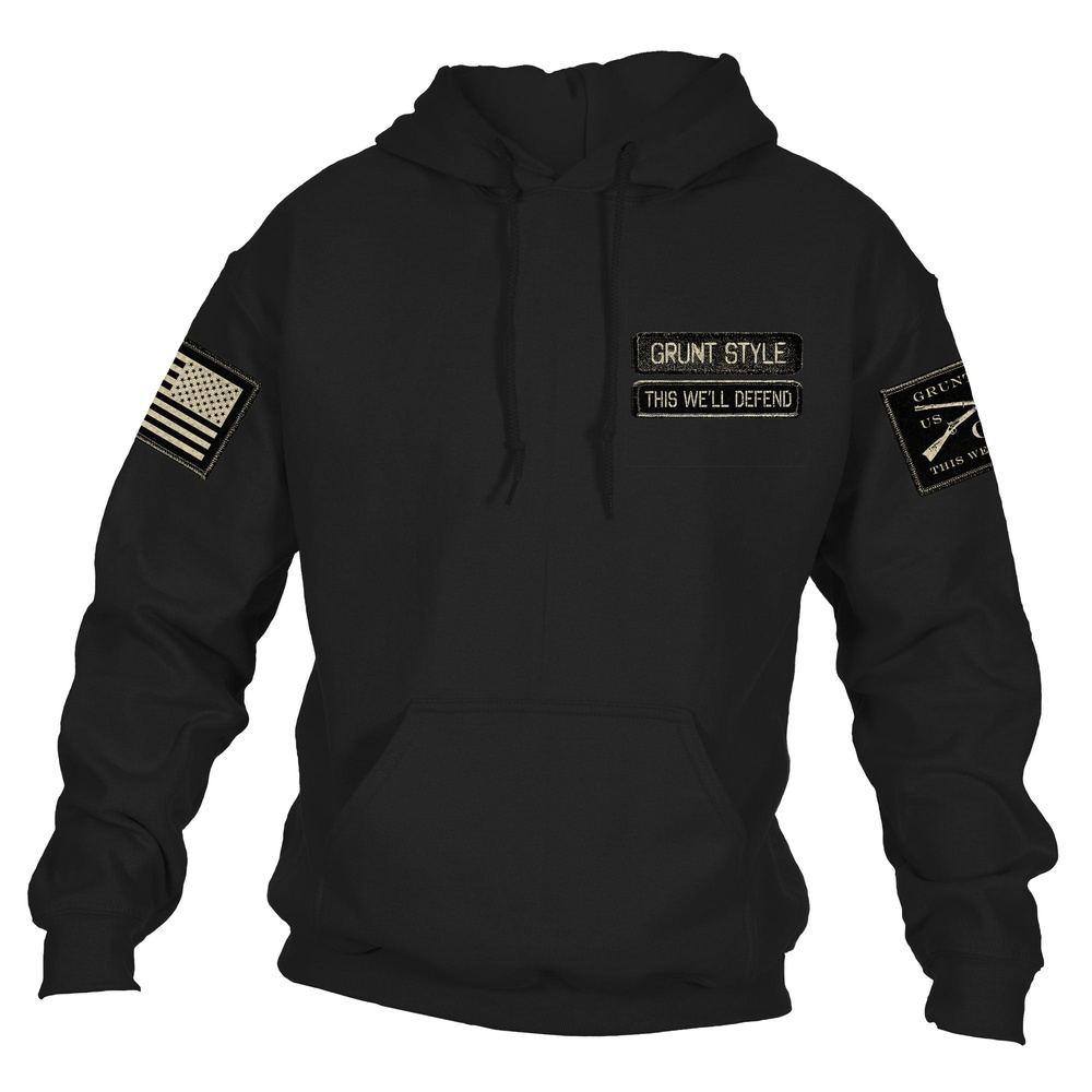 GRUNT STYLE LLC Pull à bande de nom Noir