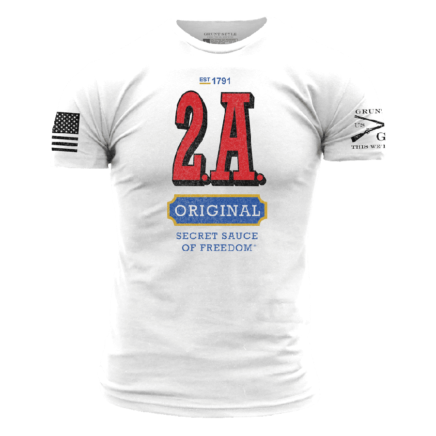 GRUNT STYLE LLC T-Shirt Recette Signature Coupe Classique en Blanc