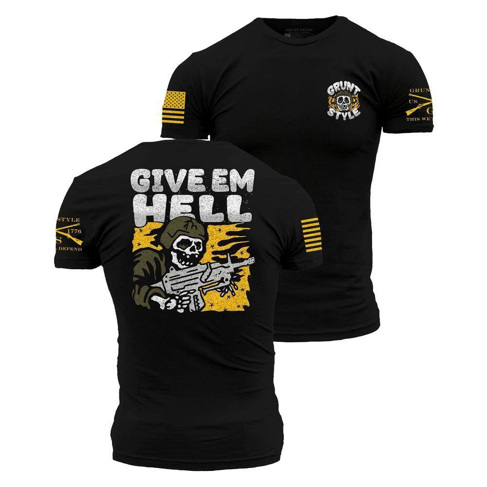 GRUNT STYLE LLC T-Shirt Chaleur Extrême en Noir