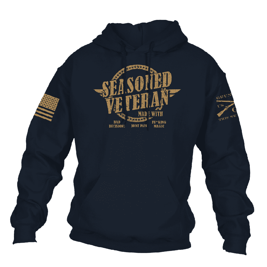 GRUNT STYLE LLC Sweat à capuche pour vétéran expérimenté Marine