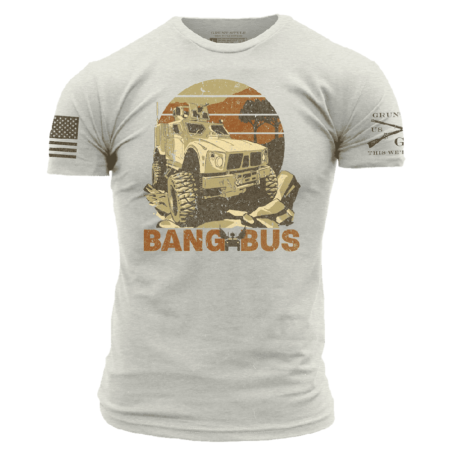 GRUNT STYLE LLC T-Shirt Bang Bus Couleur Sable