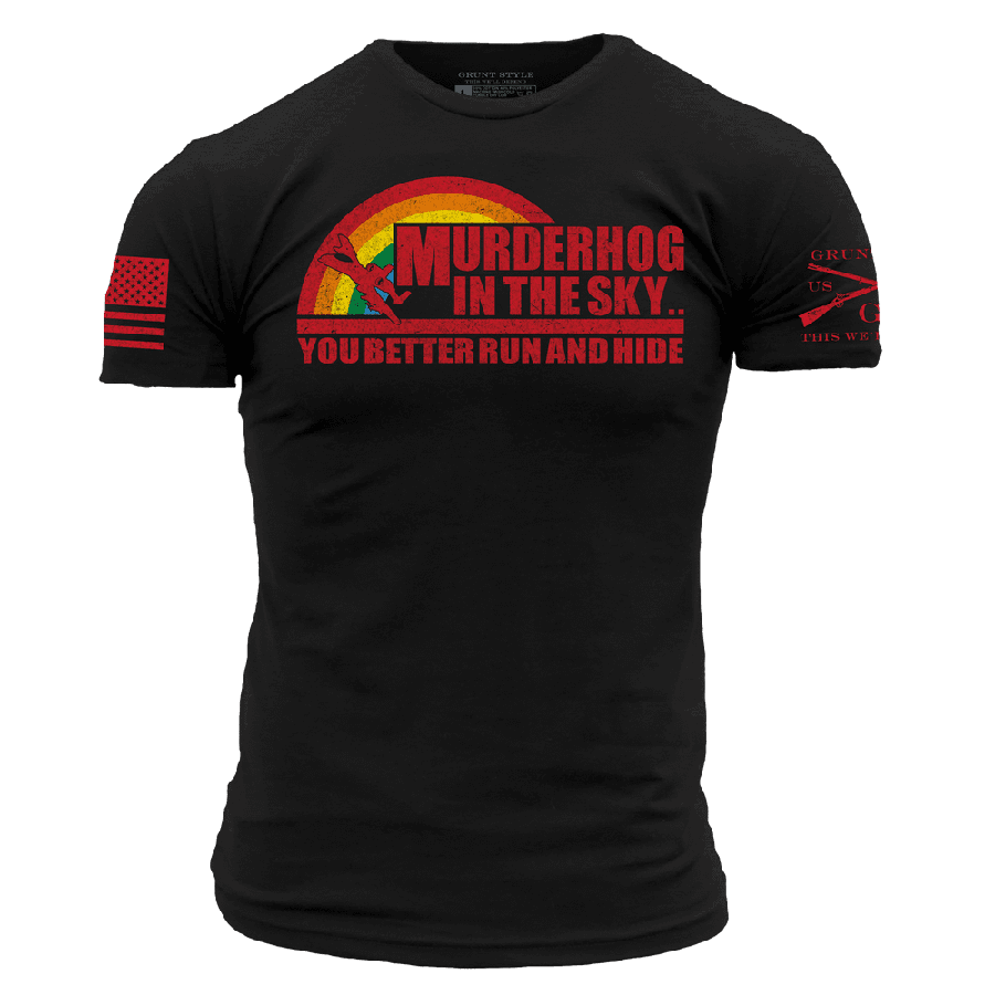 GRUNT STYLE LLC T-shirt Murderhog couleur noir intense