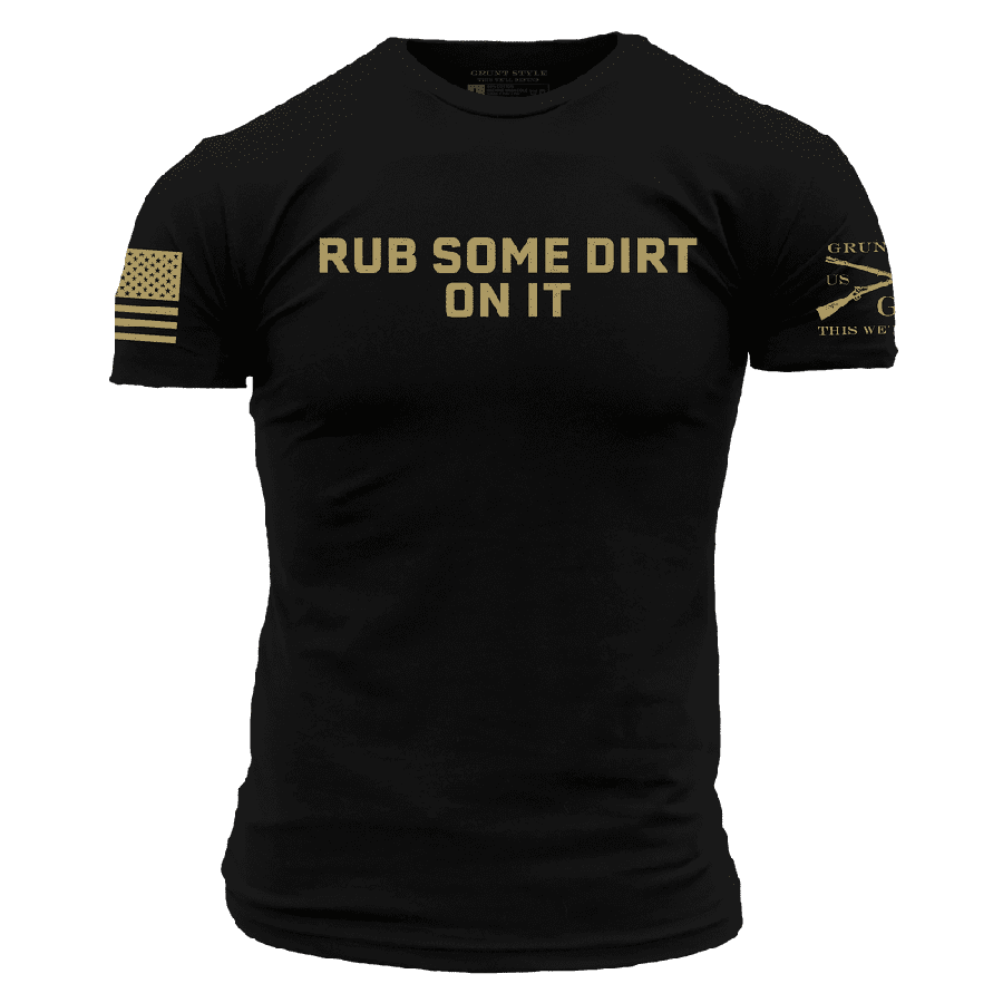 GRUNT STYLE LLC T-Shirt Décontracté "Fais Avec Le Courage" Noir