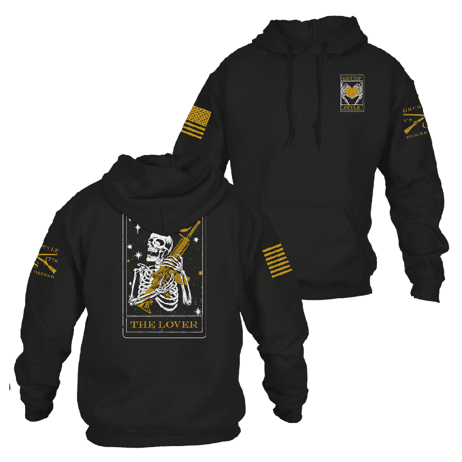 GRUNT STYLE LLC Sweat-shirt Tarot Passion Noir élégant