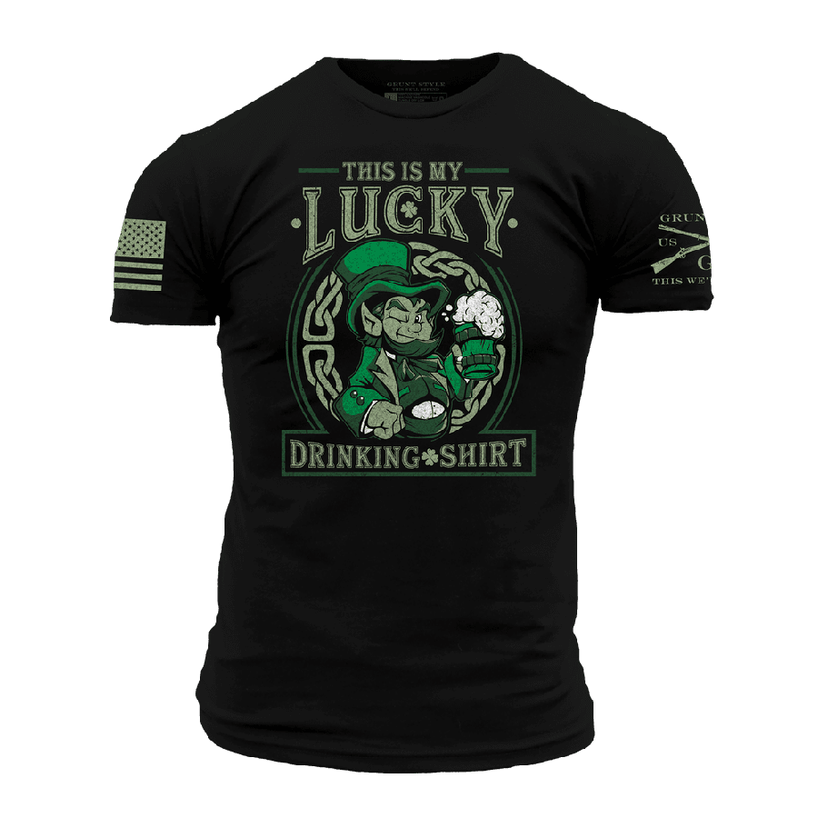 GRUNT STYLE LLC T-Shirt Coup de Chance Noir