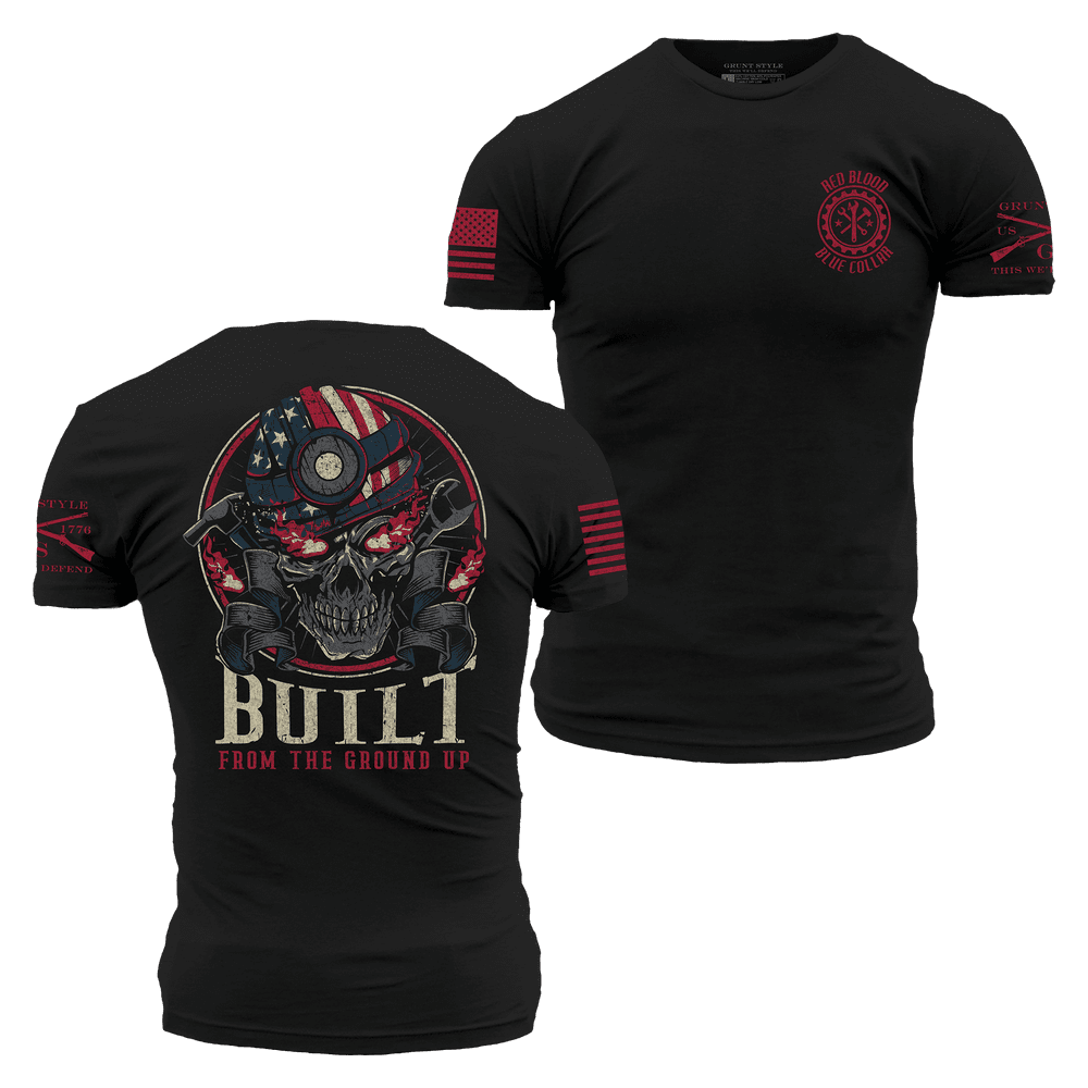 GRUNT STYLE LLC T-Shirt Conçu avec Passion Noir Classique