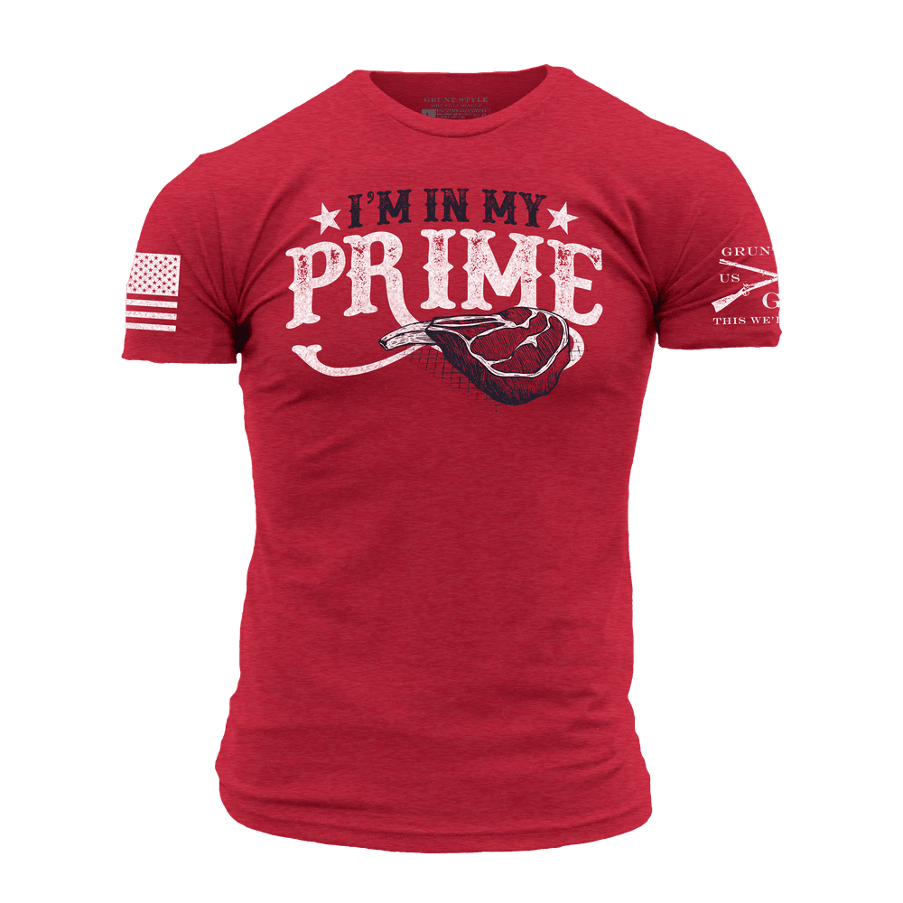GRUNT STYLE LLC T-Shirt Au Sommet de Ma Forme Rouge