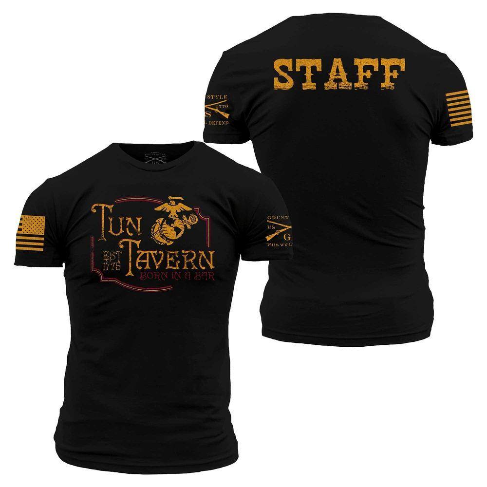 GRUNT STYLE LLC USMC T-shirt de l'équipe historique de la Tun Taverne Noir