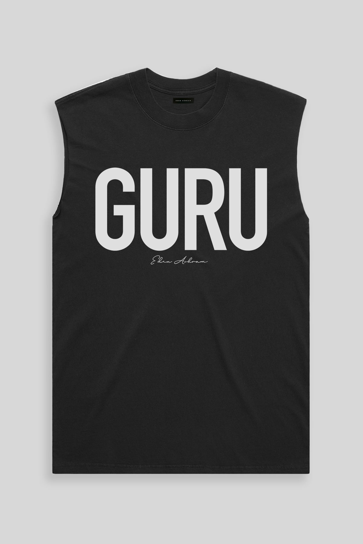 EDEN ASHRAM Débardeur Guru pour Homme en tissu épais délavé
