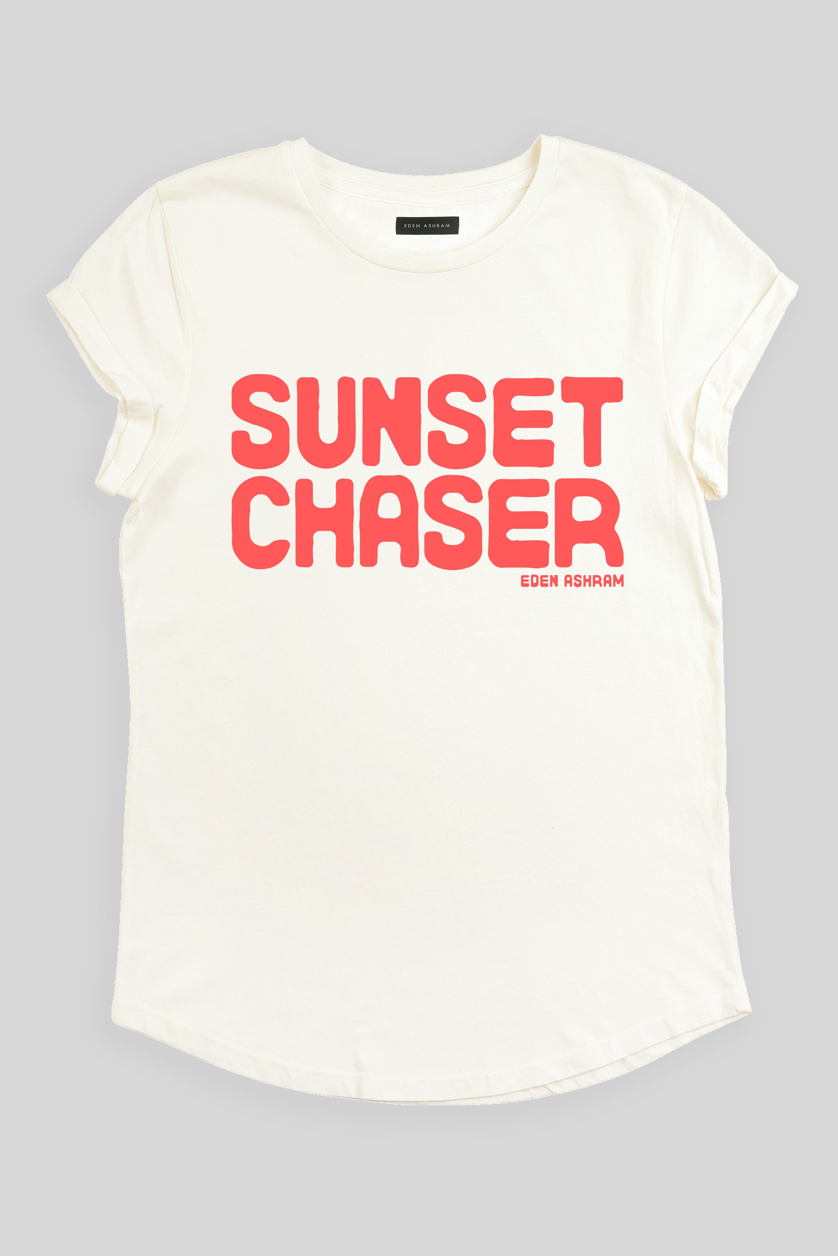 EDEN ASHRAM T-Shirt Chasseur de Crépuscule à Manches Relevées
